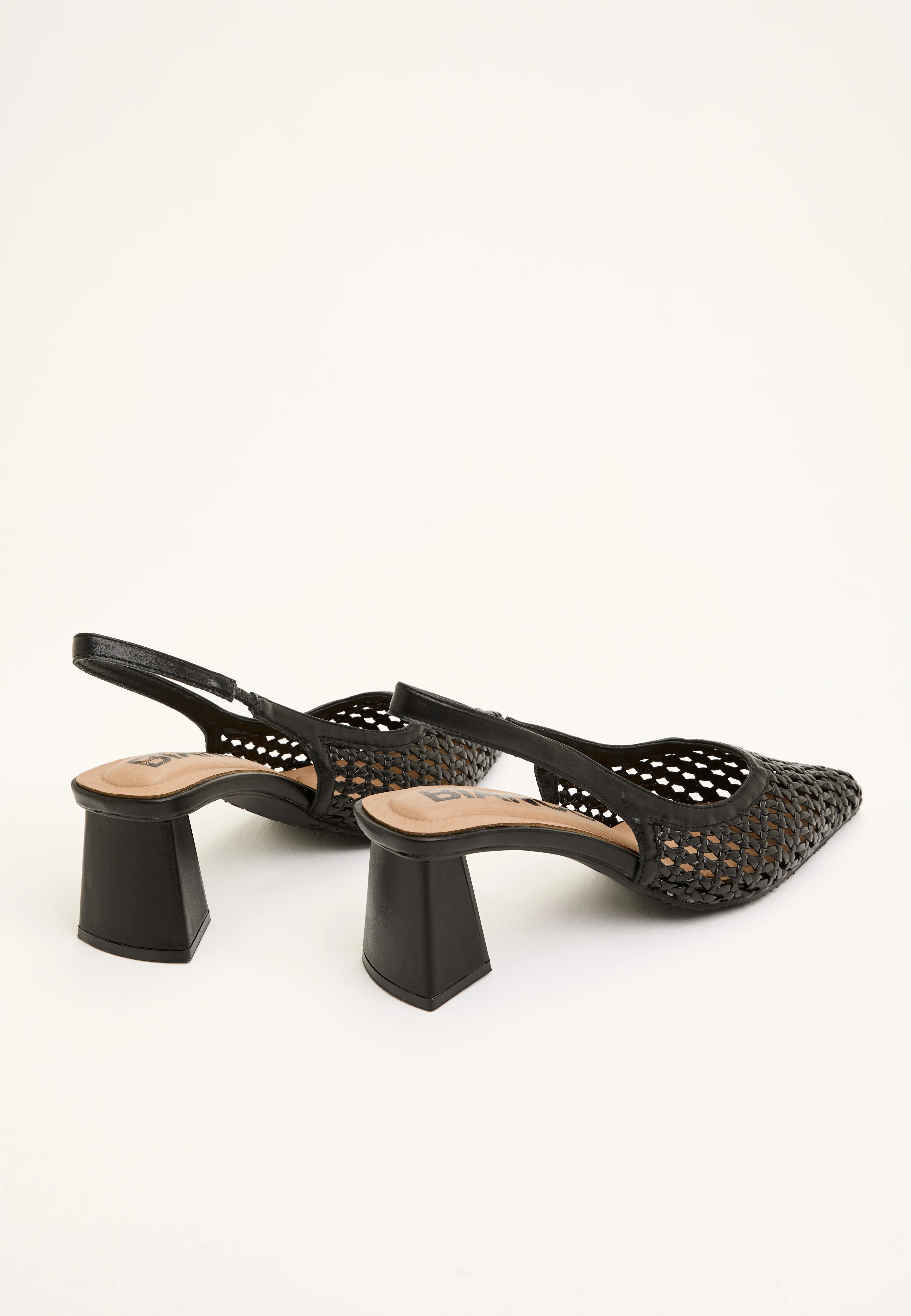 Biamaralyn Slingback Weaved Faux Leather - Image 4