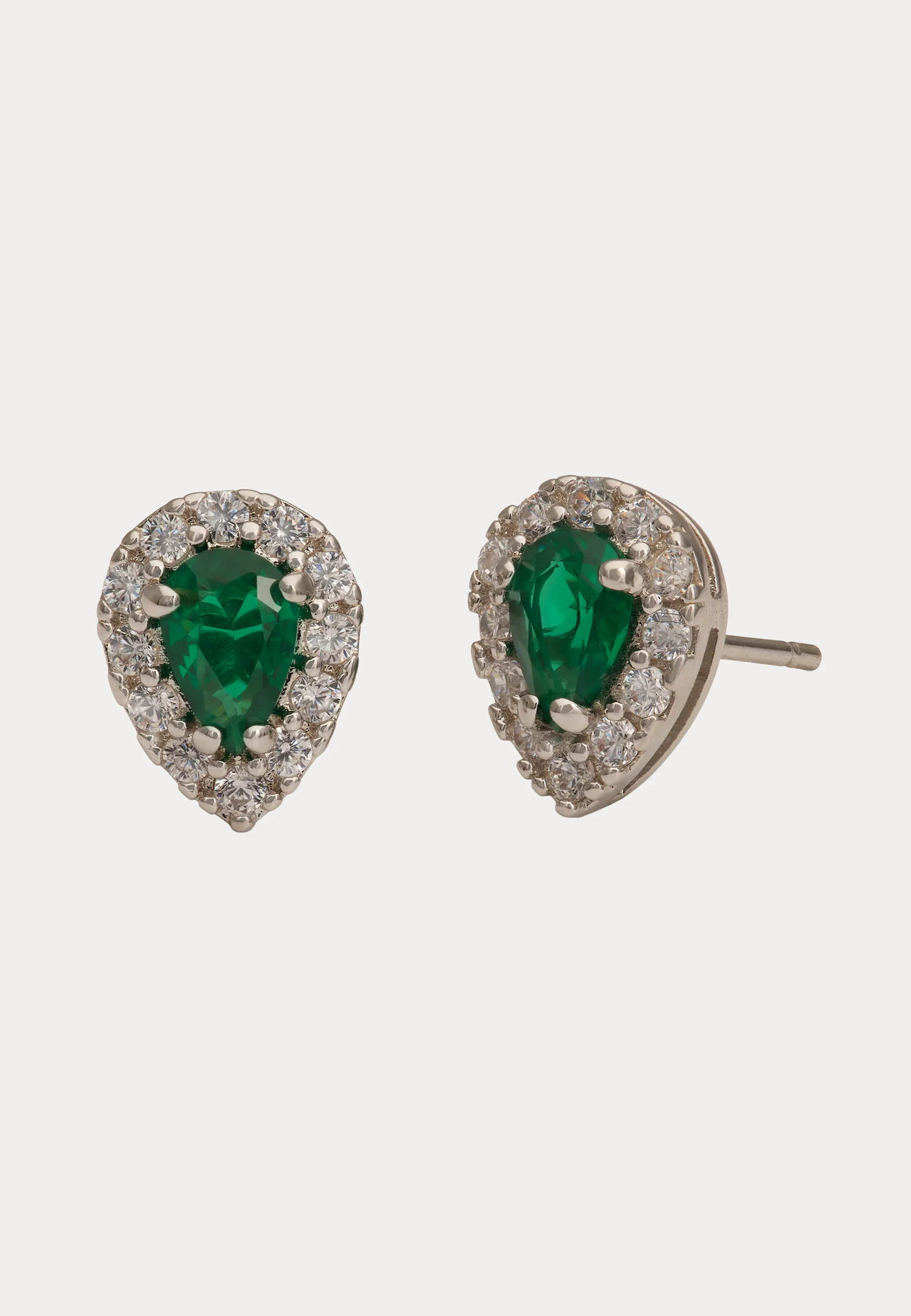Bianca Earrings - Emerald - Image 2
