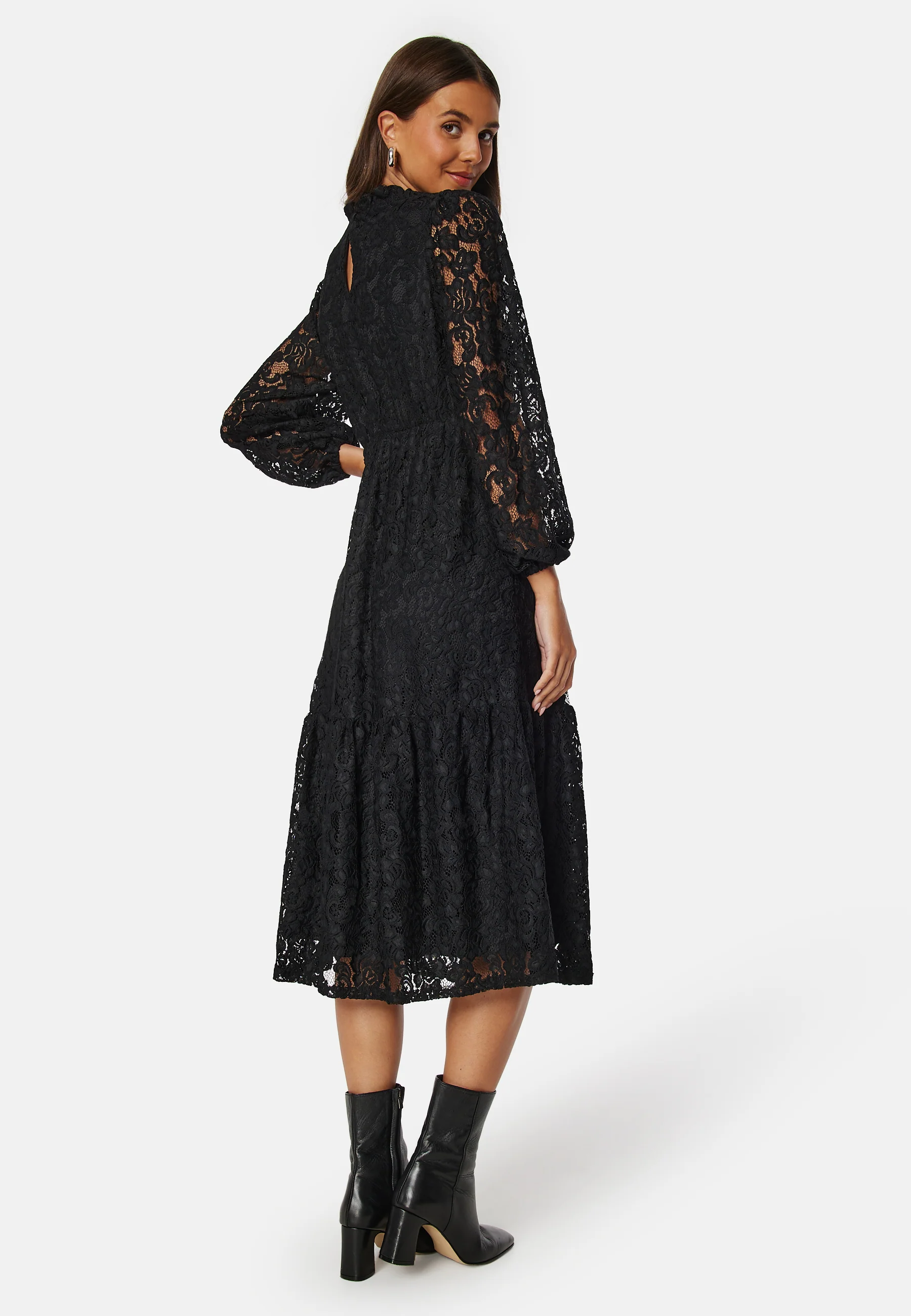 Blanca Midi Lace Dress - Image 3