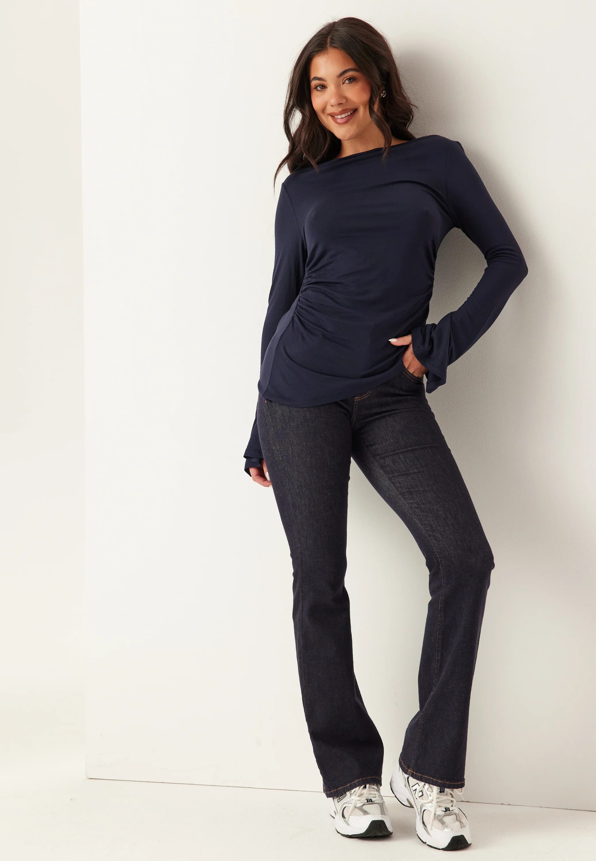 Boat Neck Asymmetric Top - Image 5