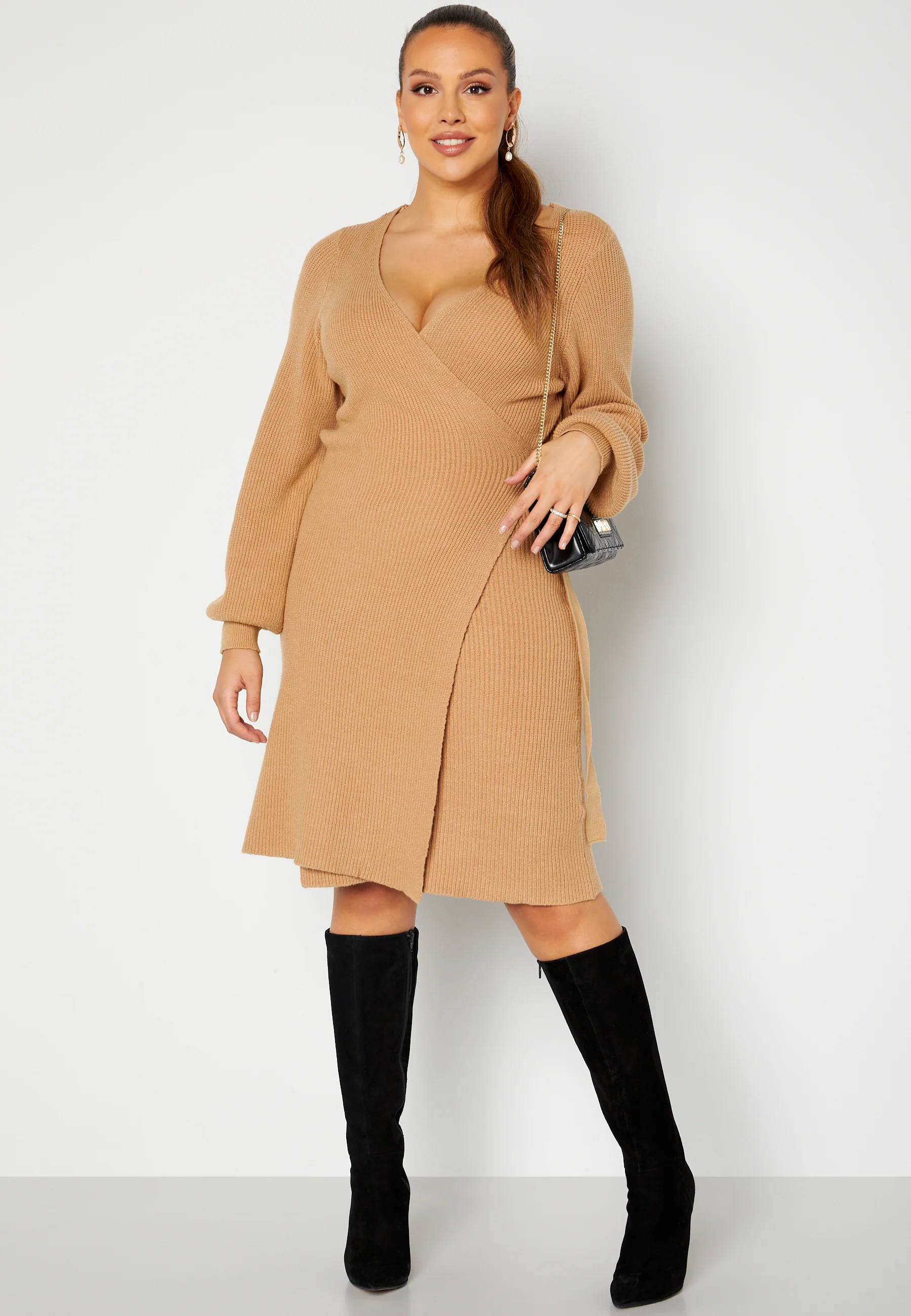 Briahermosa LS Wrap Dress - Image 2