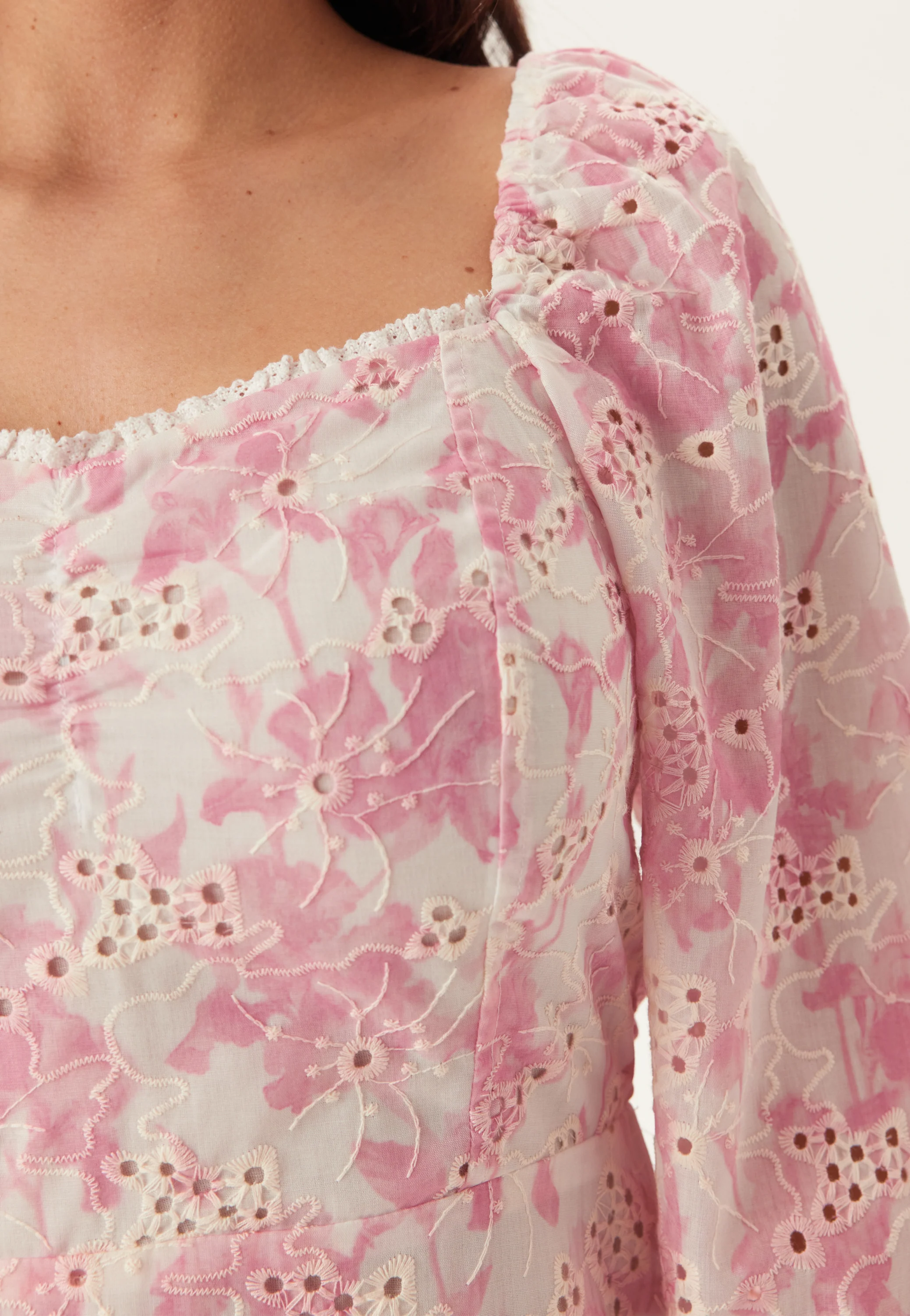 Broderie Anglaise Dress - Image 4