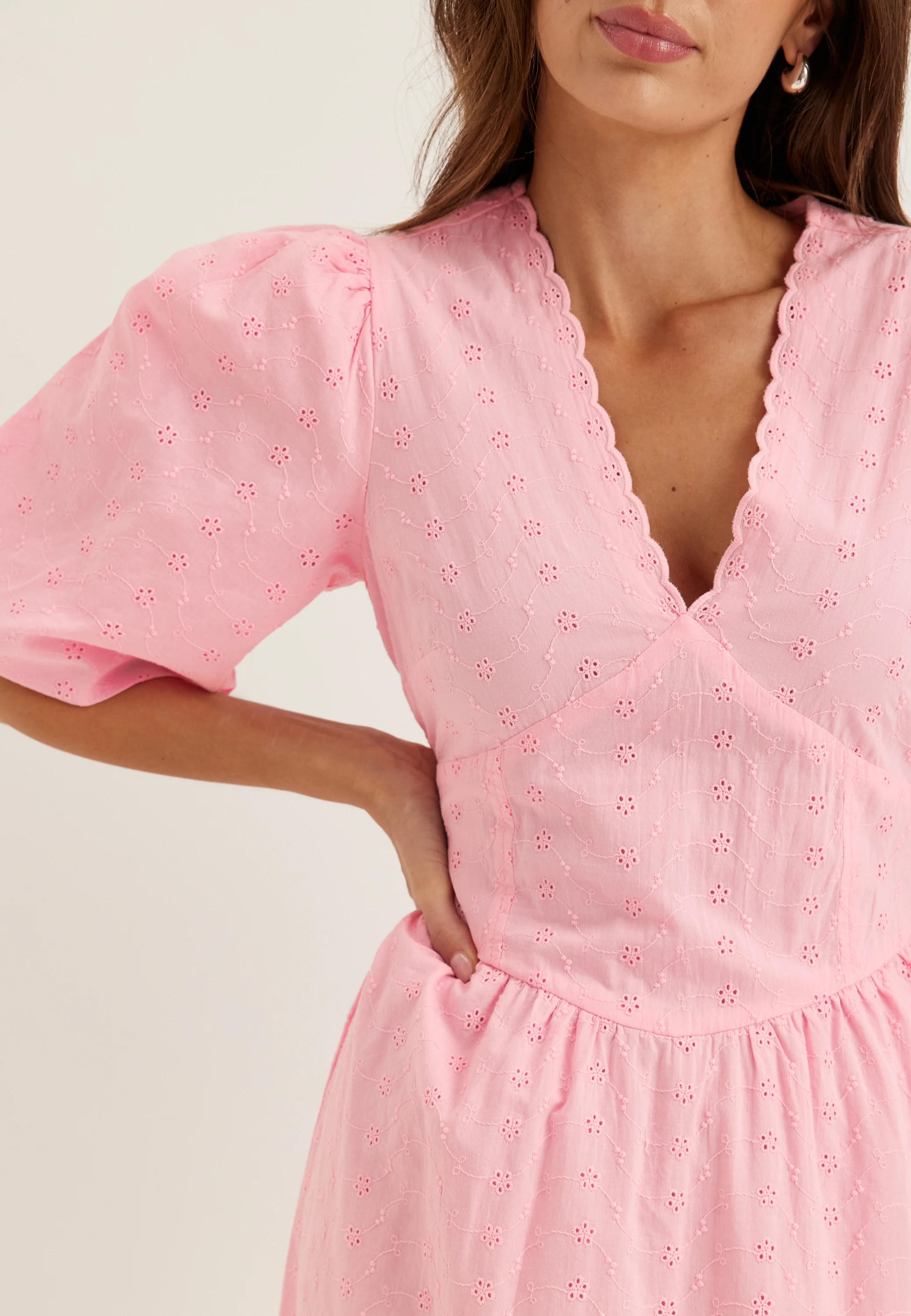 Broderie Anglaise Maxi Dress - Image 4