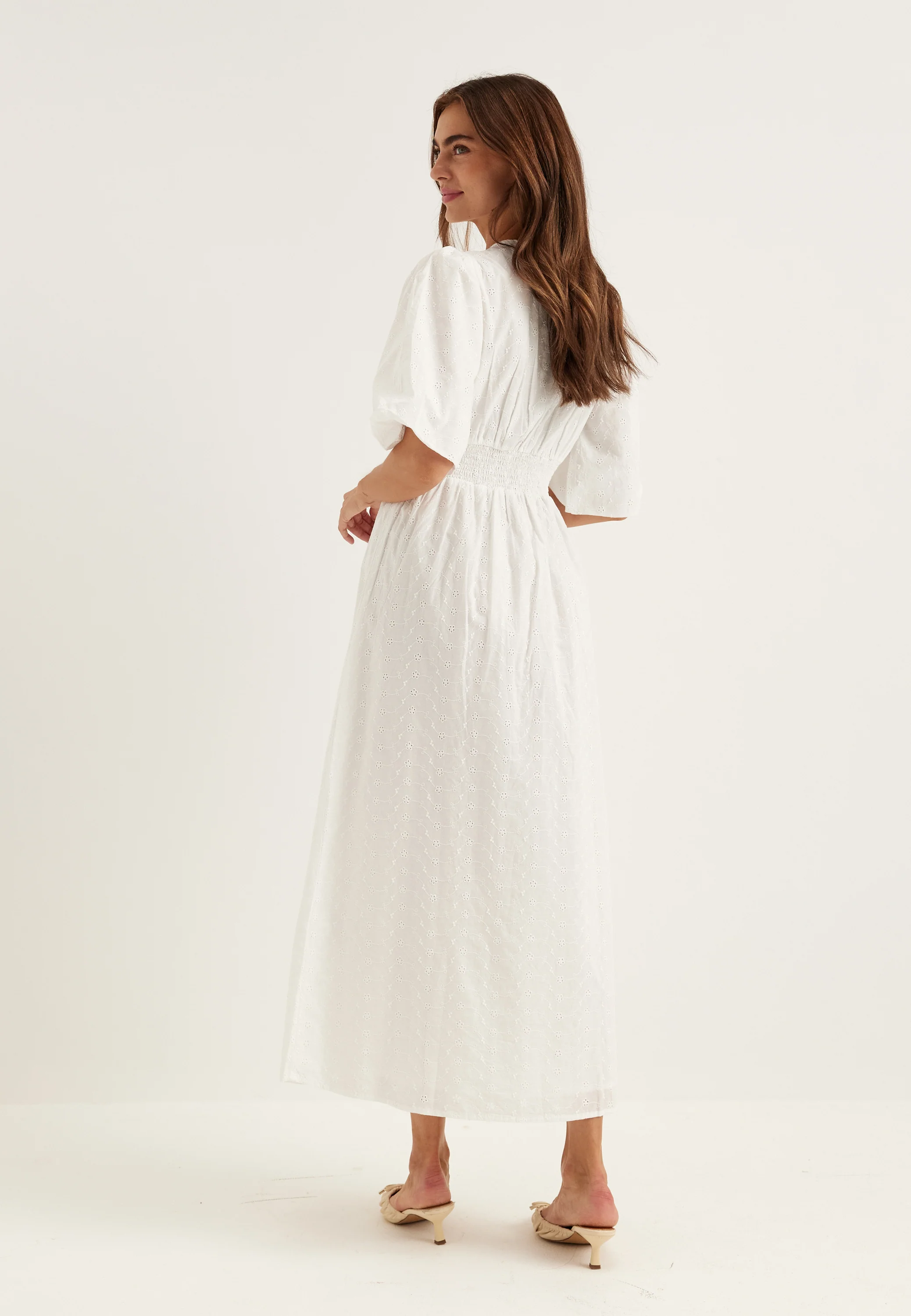Broderie Anglaise Maxi Dress - Image 3