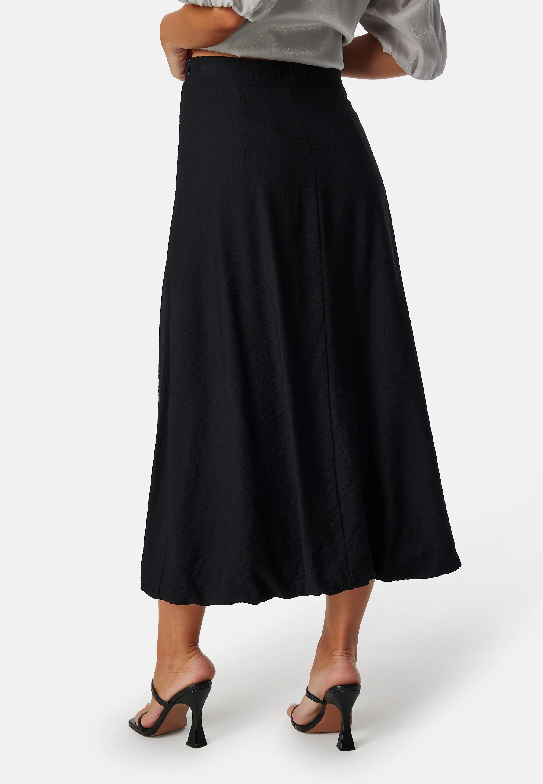 Bubble Hem Midi Skirt - Image 2