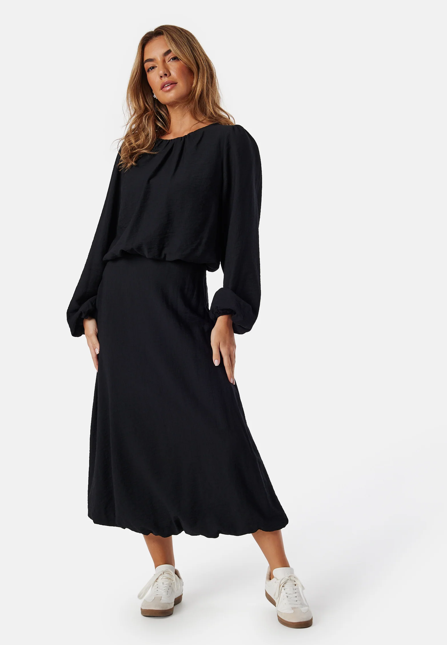 Bubble Hem Midi Skirt - Image 4