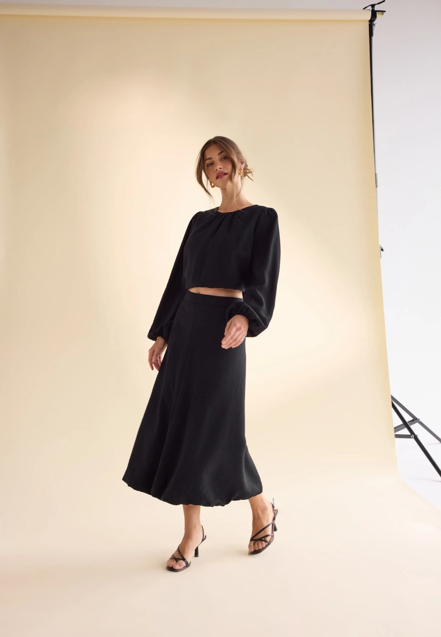 Bubble Hem Midi Skirt - Image 6