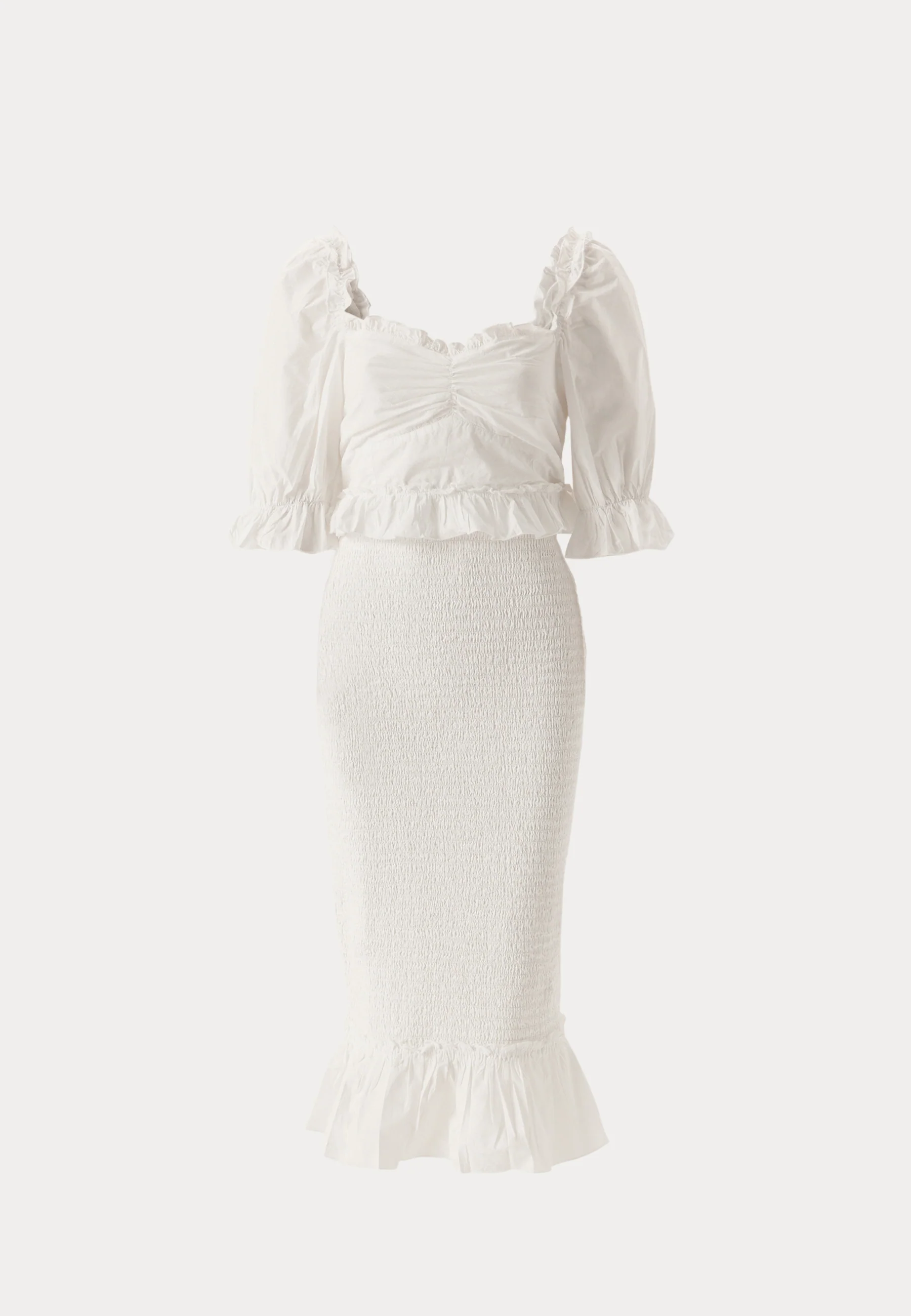 Bustier Smock Ankle Dress - Image 11