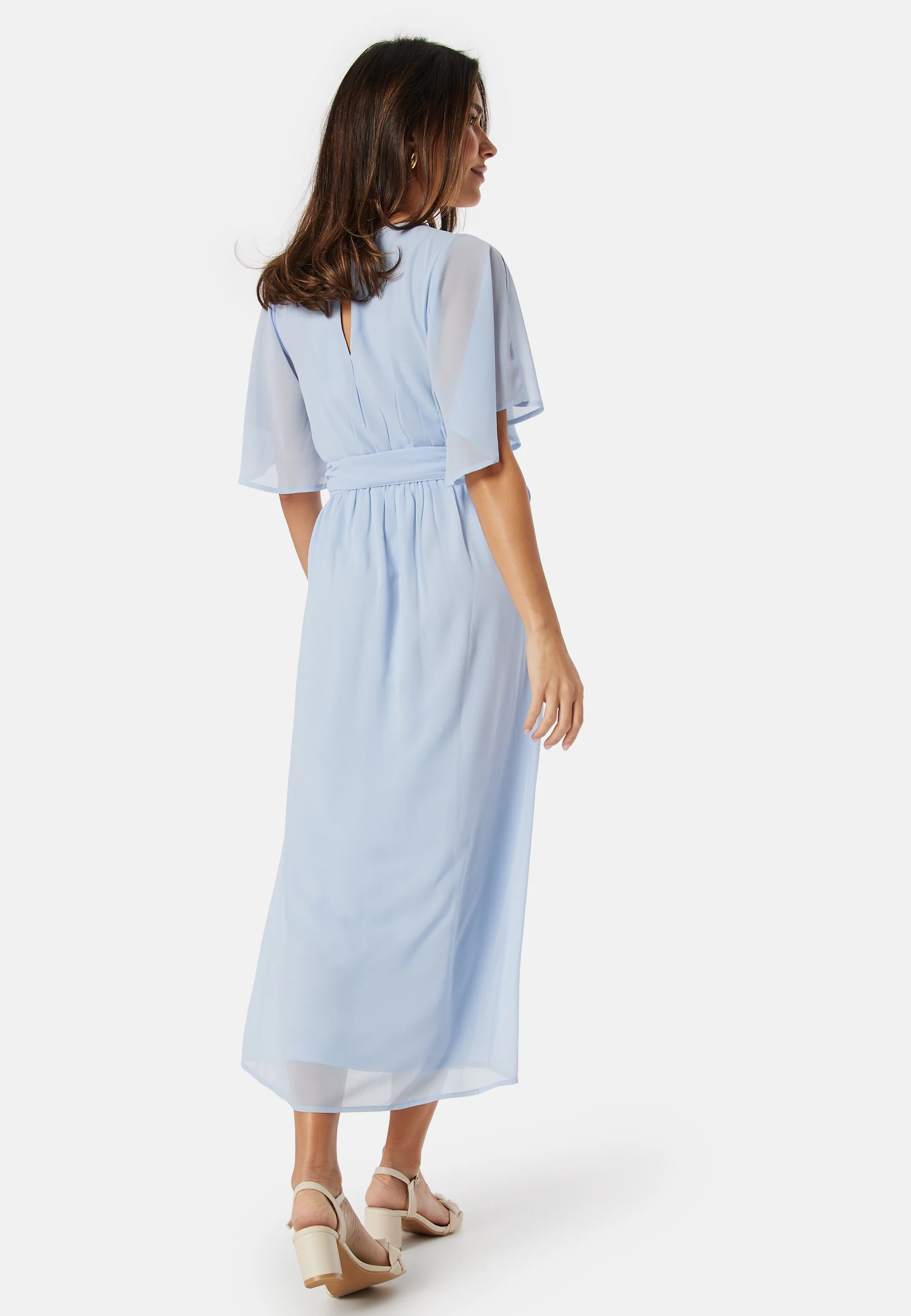 Butterfly Sleeve Midi Dress - Image 2
