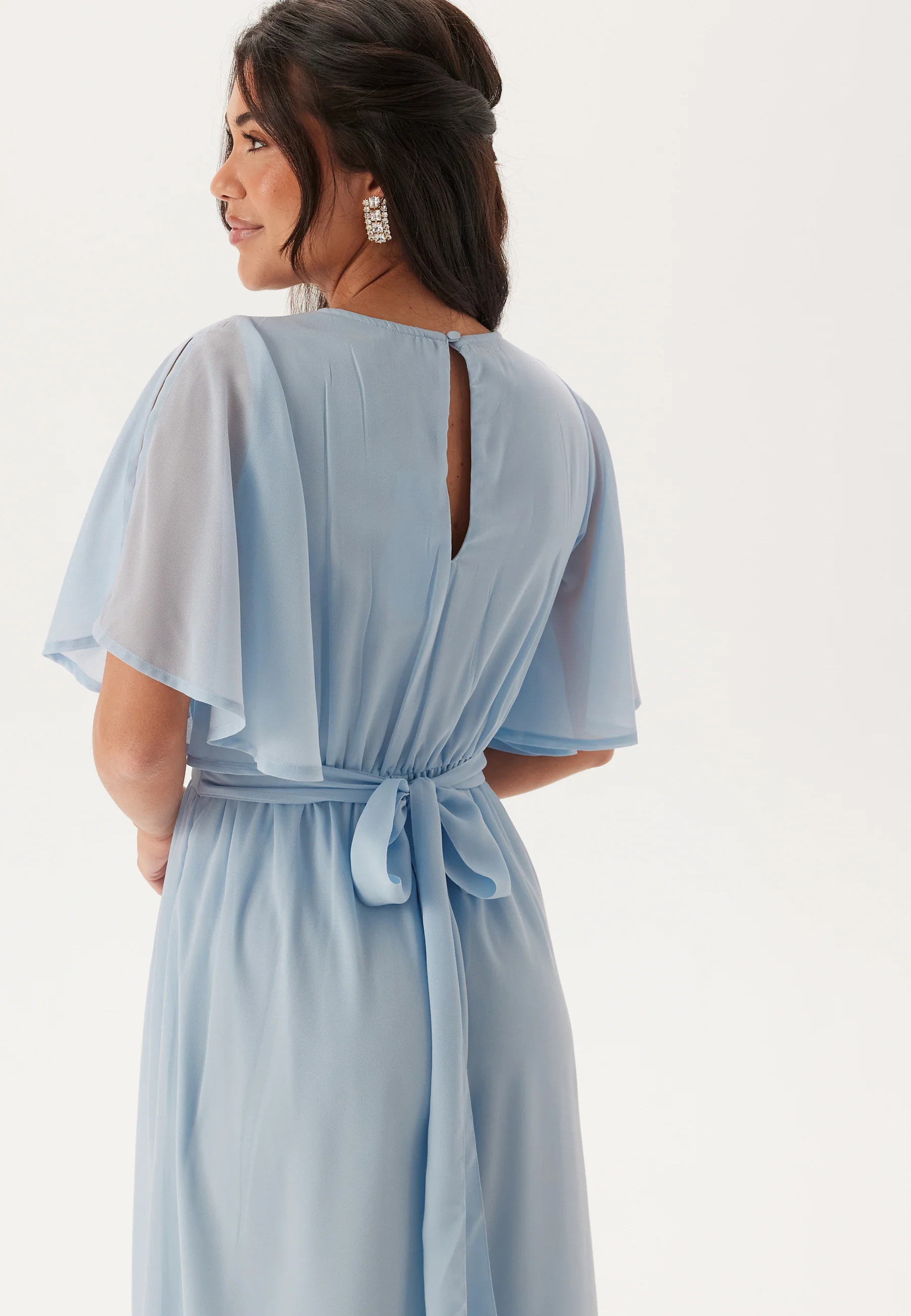 Butterfly Sleeve Midi Dress - Image 5