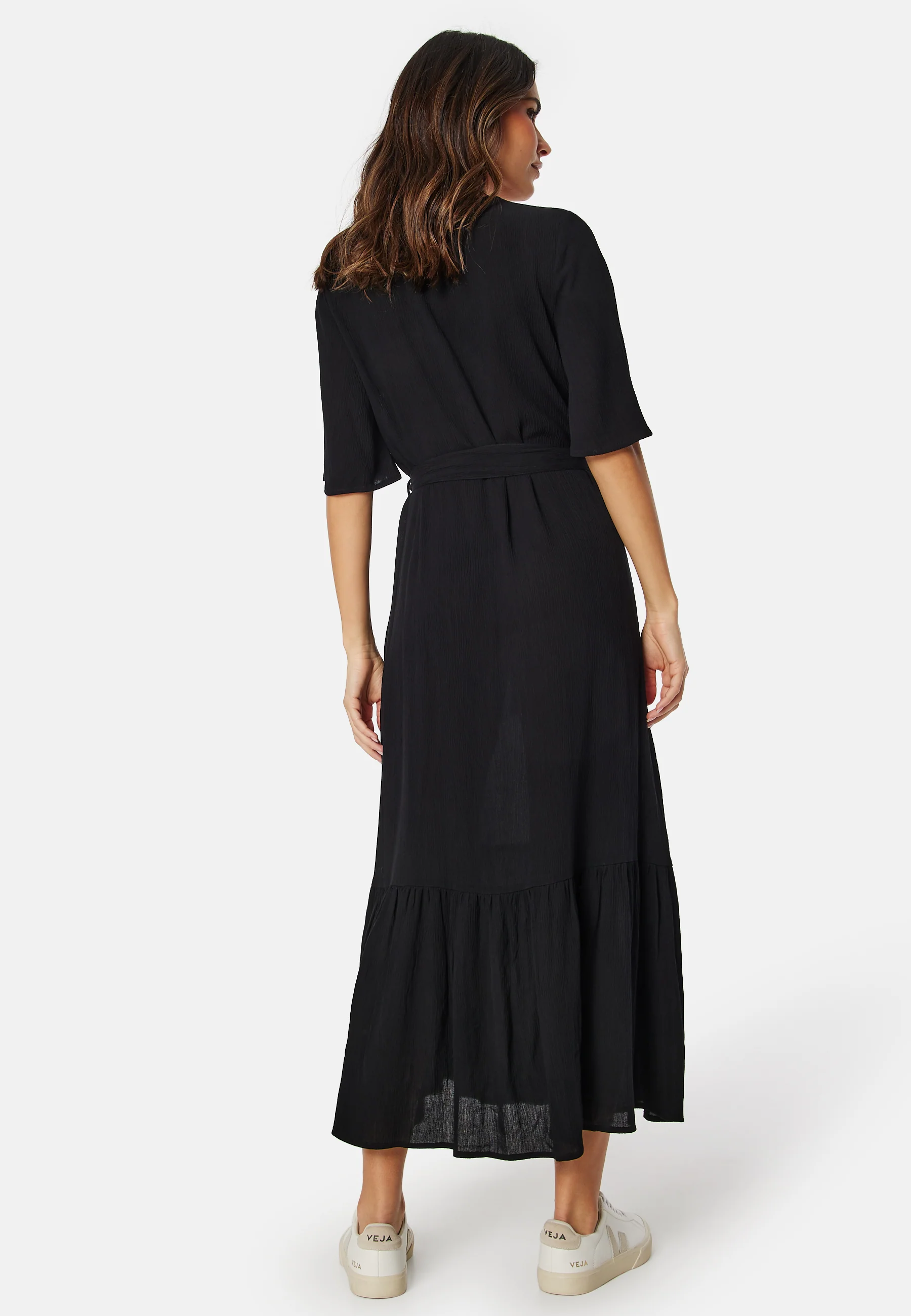 Butterfly Sleeve Viscose Dress - Image 2