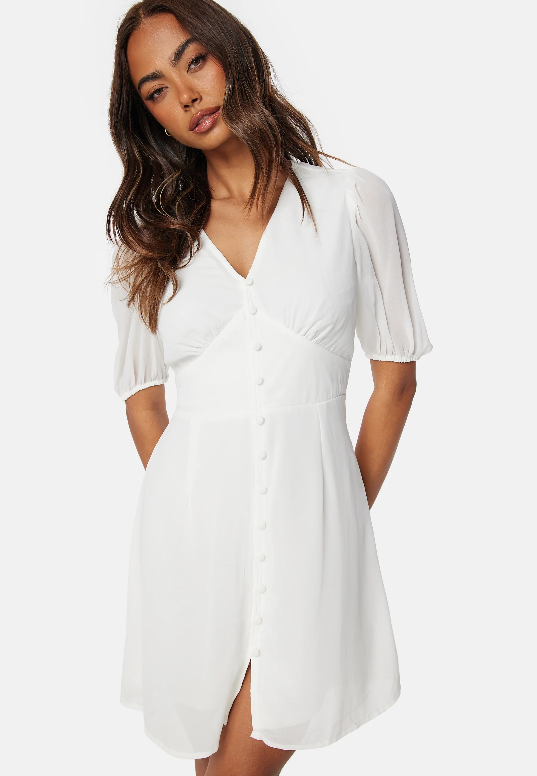 Button Front S/S Dress - Image 2