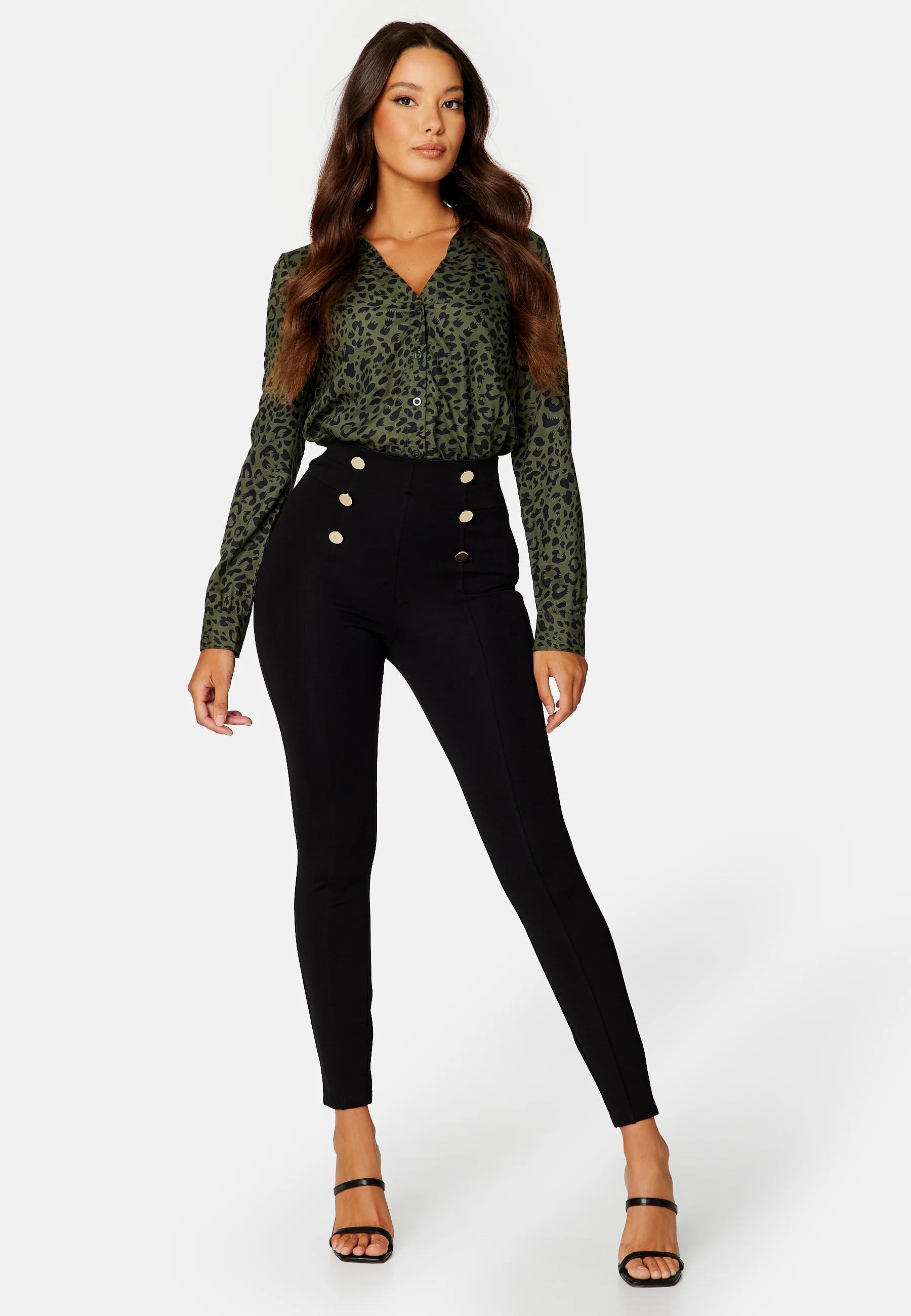 Button Jersey Trousers - Image 2