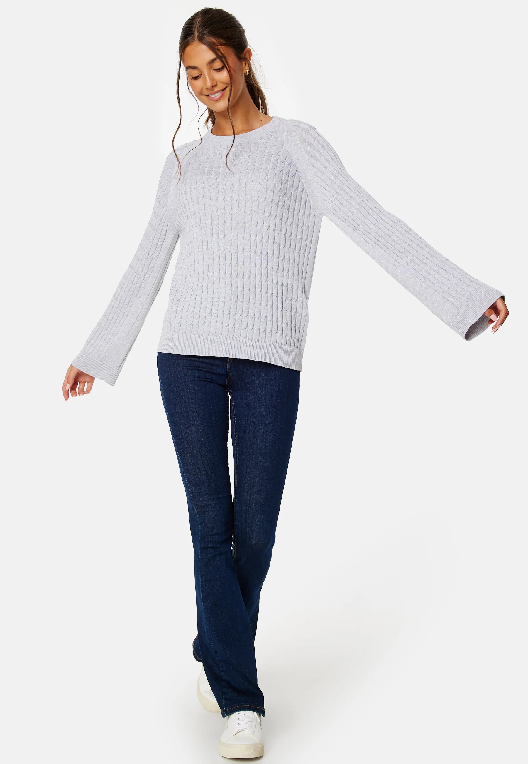 Cable Knit C-Neck - Image 2