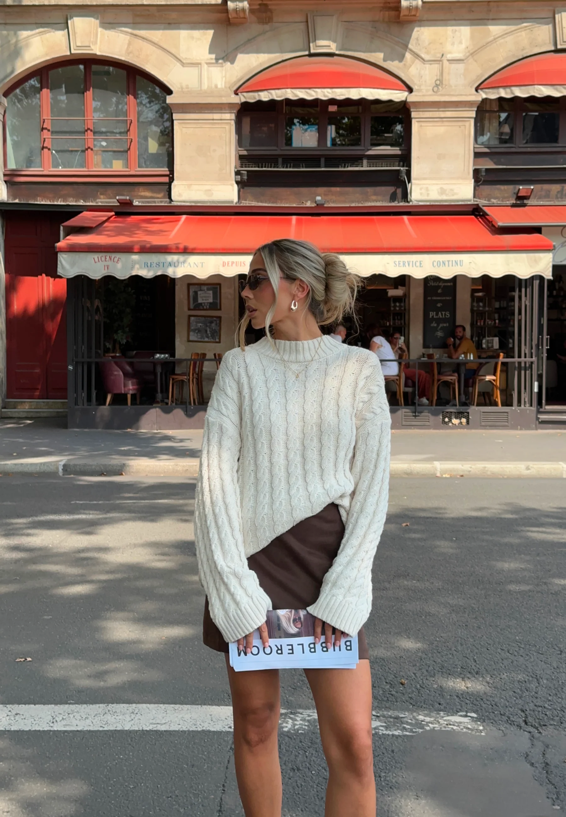 Cable Knit Sweater - Image 2