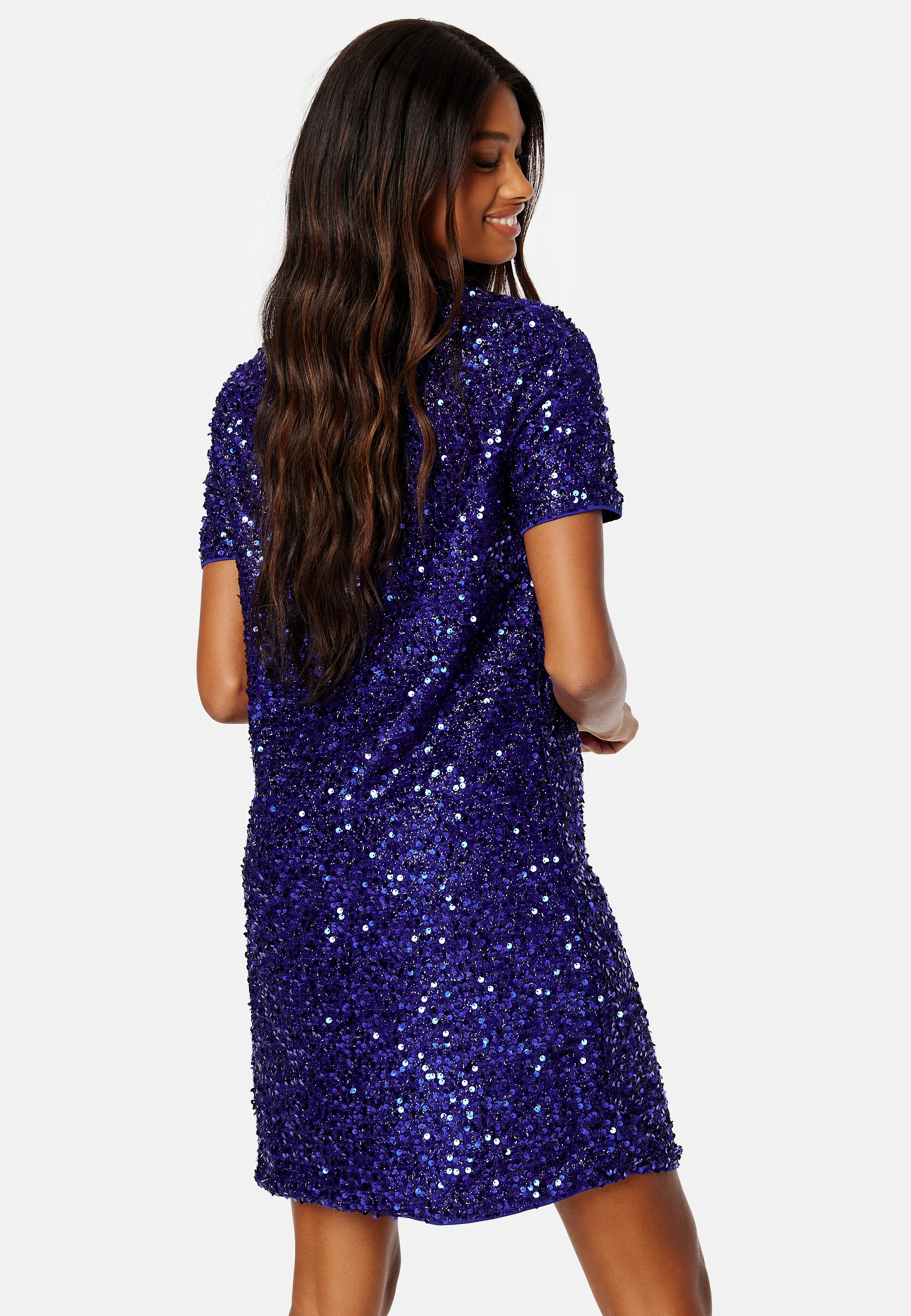 Cale Sequin S/S Short Dress - Image 3