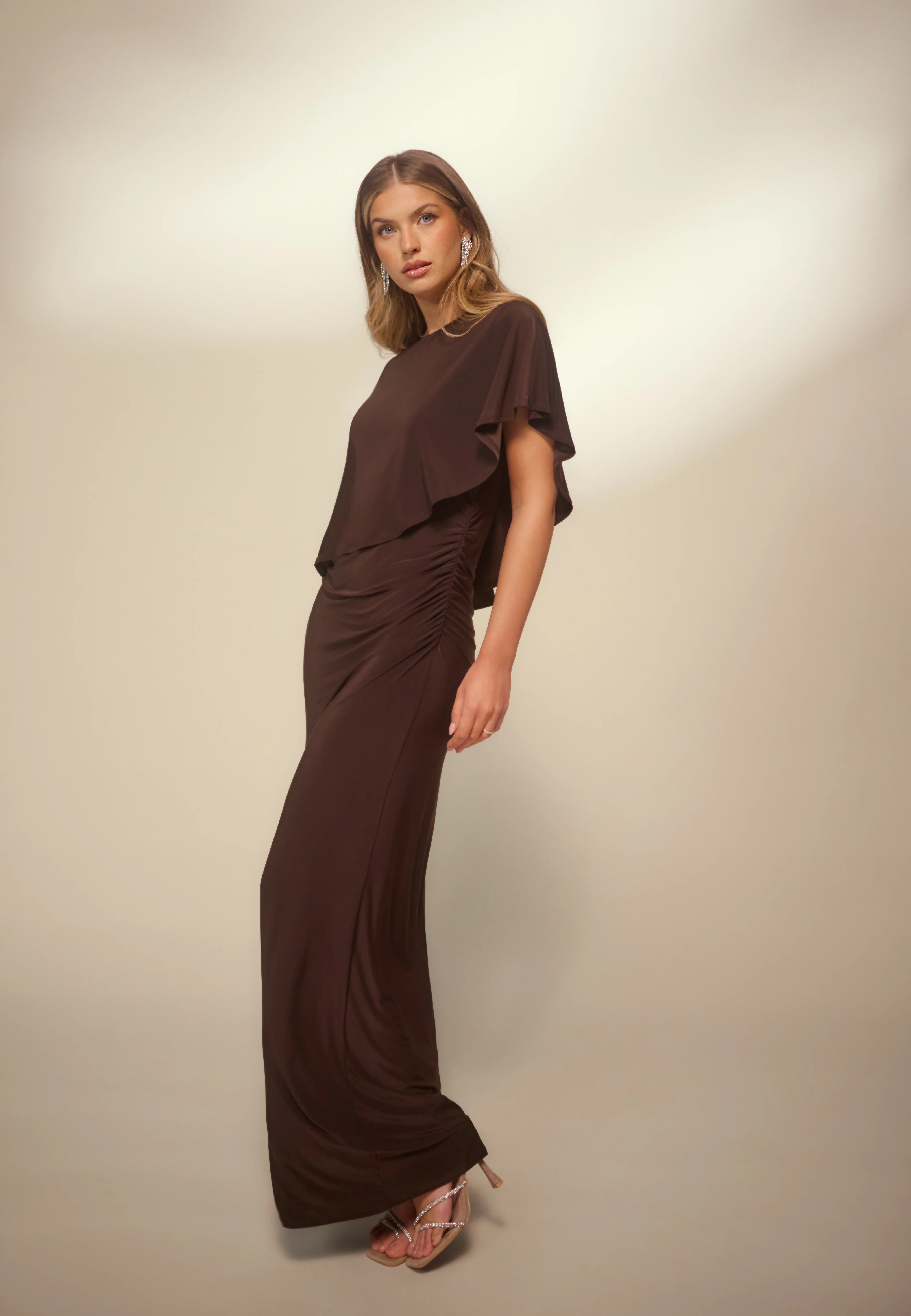 Cape Soft Maxi Dress - Image 2