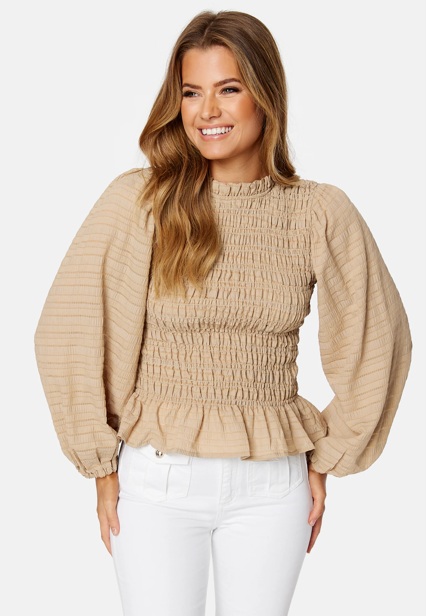 Carla LS Smock Top