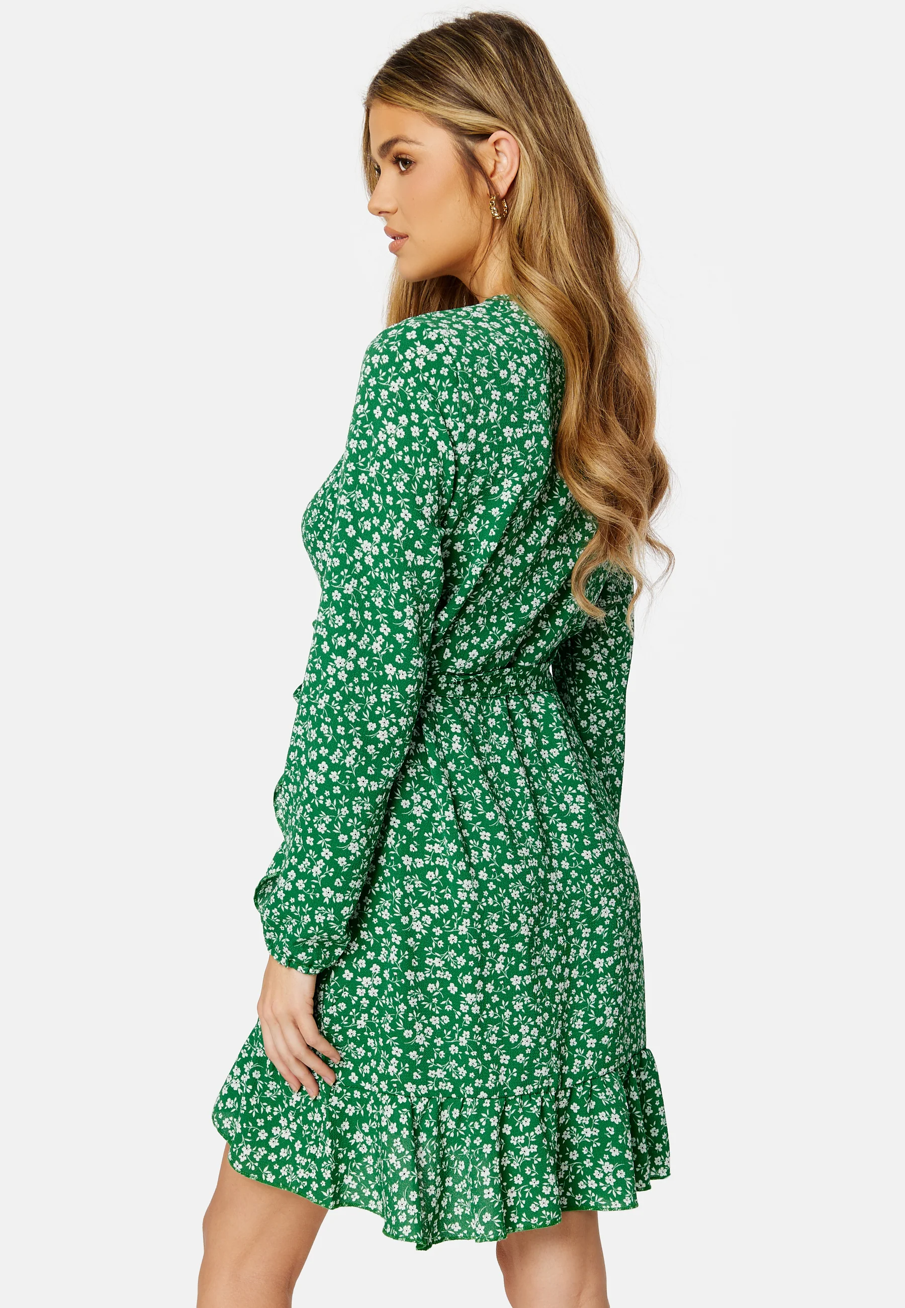 Carly L/S Wrap Dress - Image 3