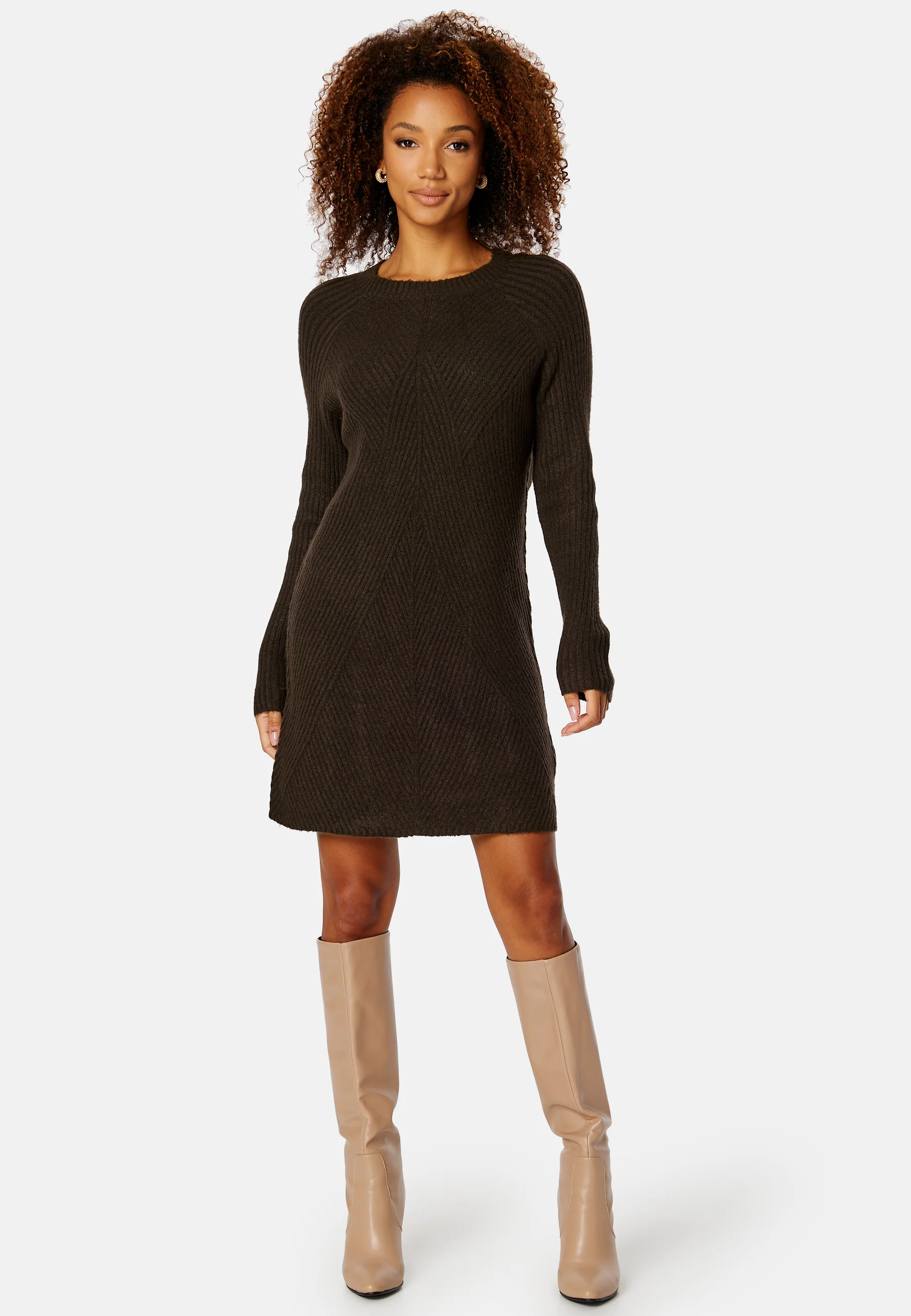 Carol L/S Knitted Dress - Image 2