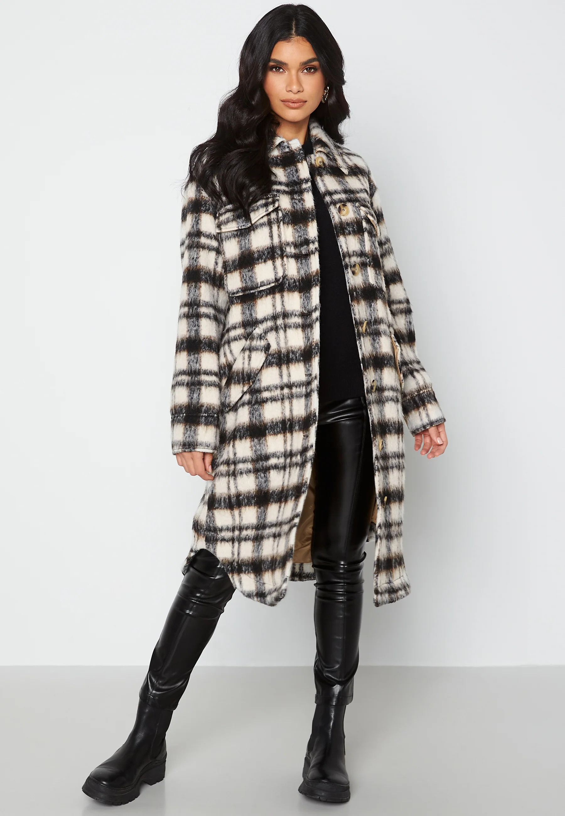 Caron Wool Shirt Jacket - Image 2