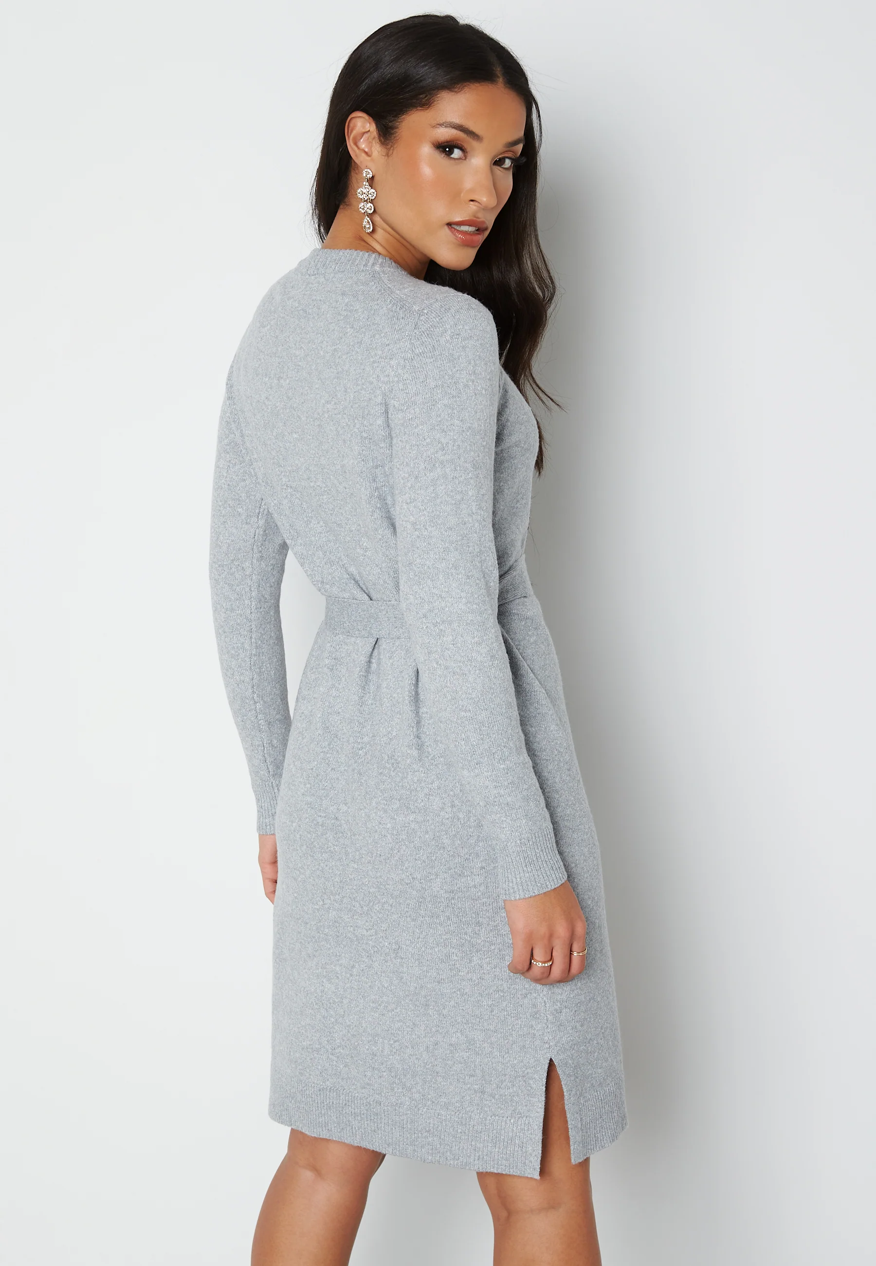 Cava LS O-Neck Knit Dress - Image 3