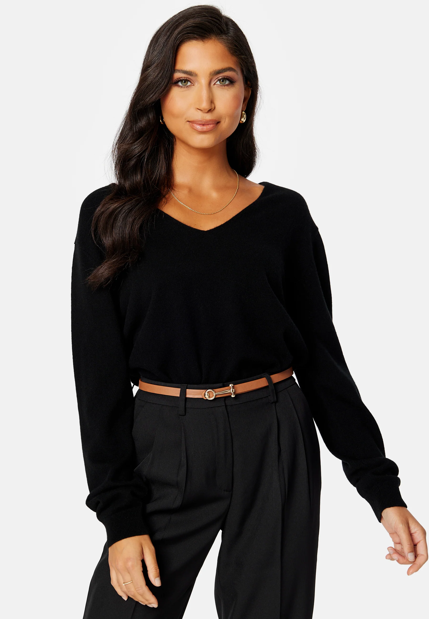 CC Cashmere mix v-neck sweater - Image 4