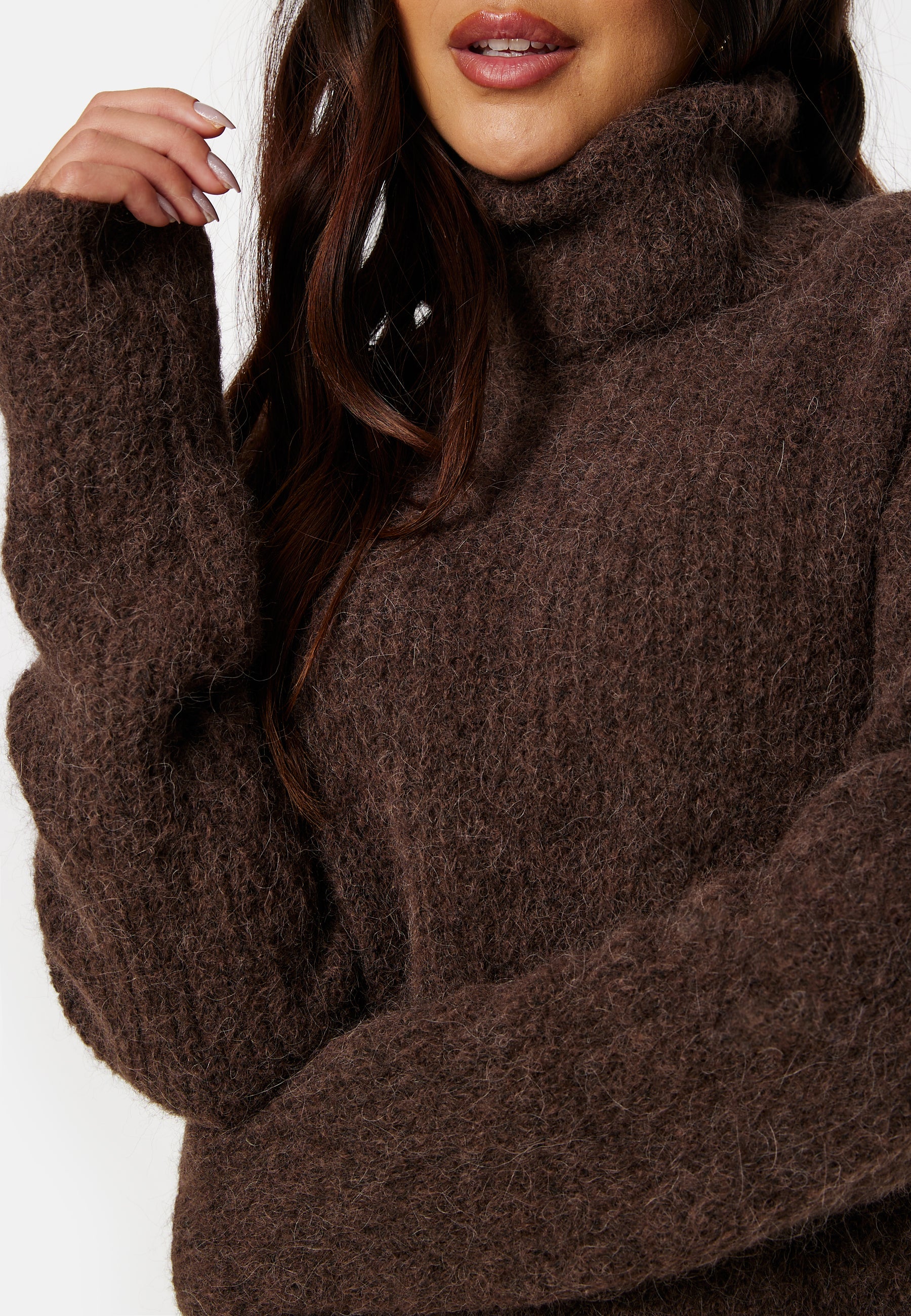 CC Chunky knitted wool mix dress - Image 2