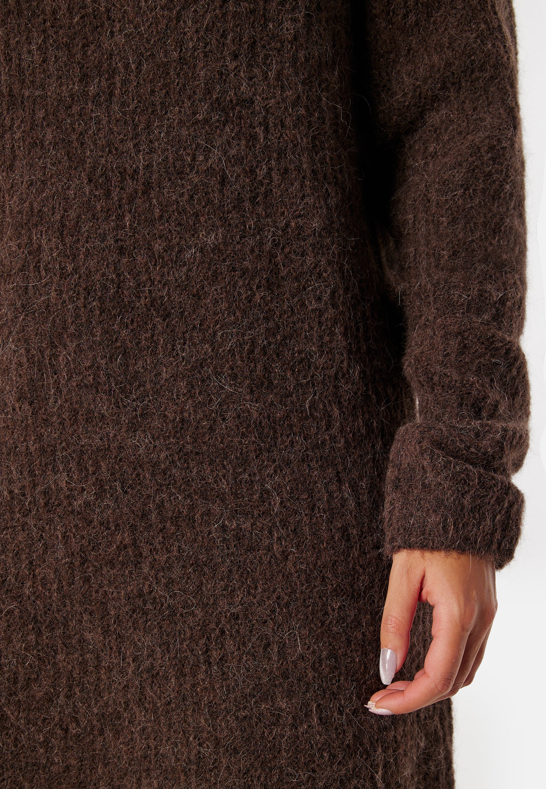 CC Chunky knitted wool mix dress - Image 4