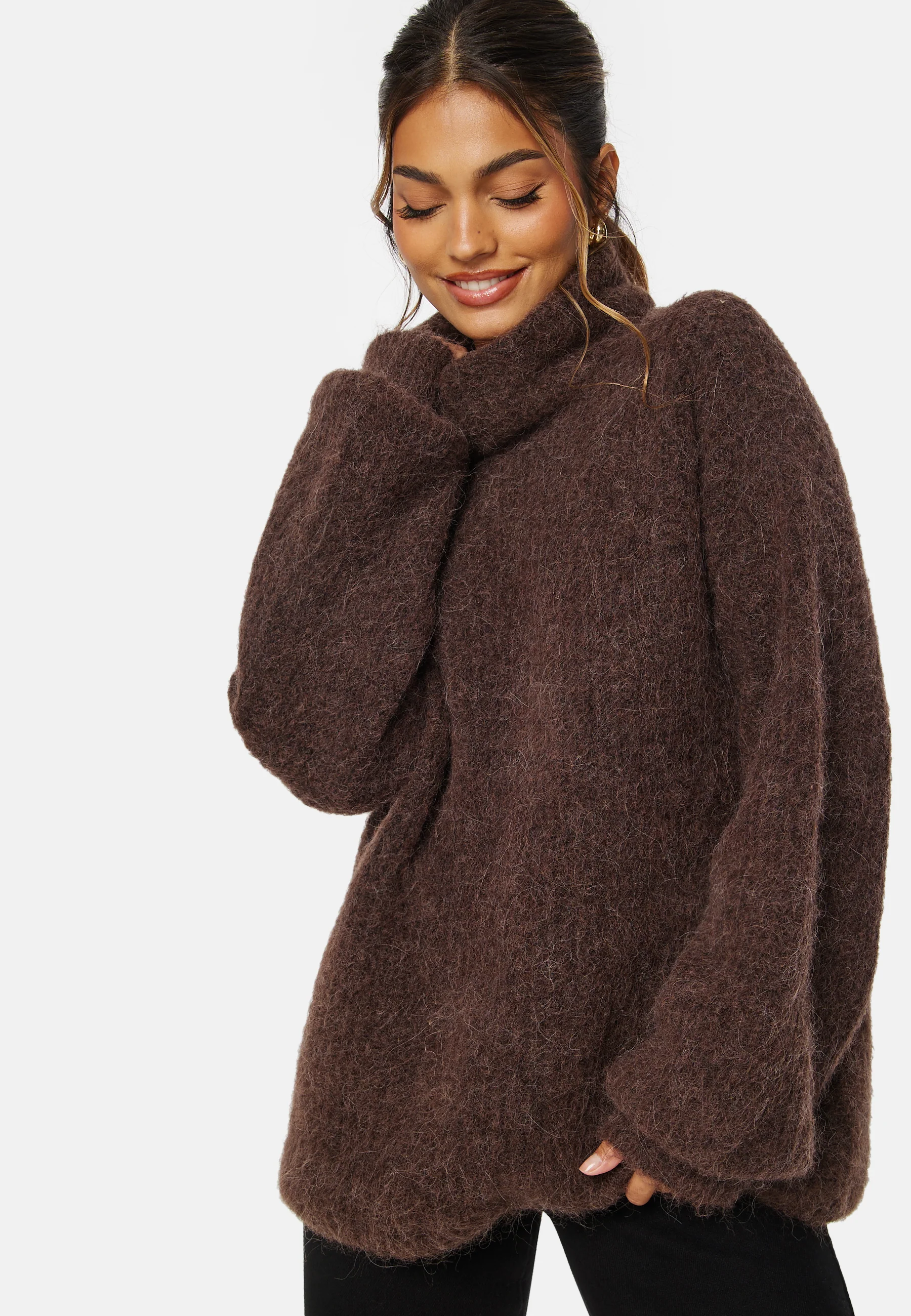 CC Chunky knitted wool mix sweater - Image 2