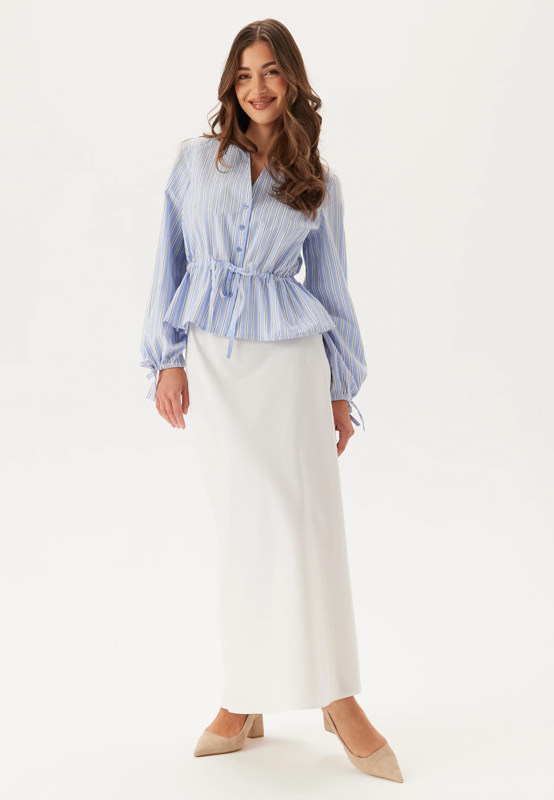 CC Drawstring Cotton Shirt - Image 4