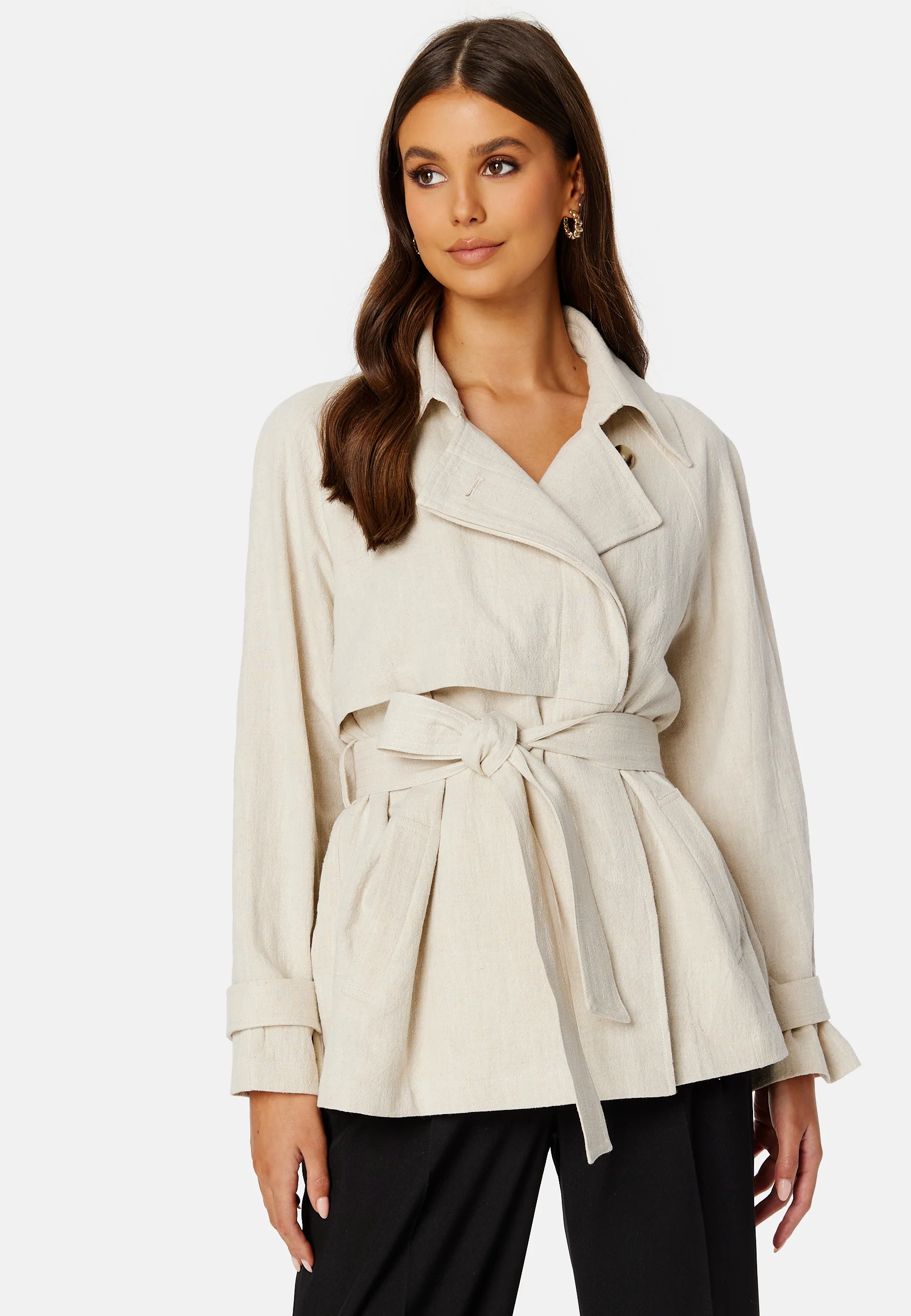 CC Linen Trenchcoat - Image 3