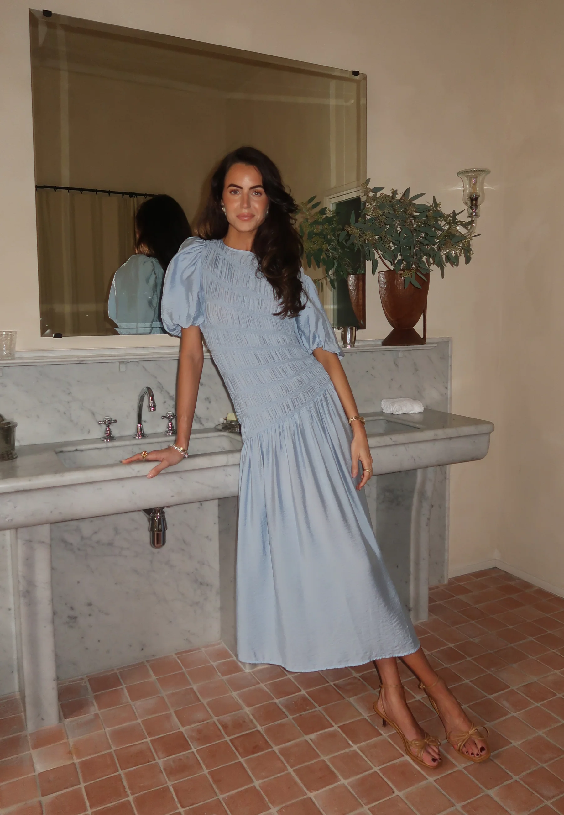 CC Puff Sleeve Smock Dress - Image 2