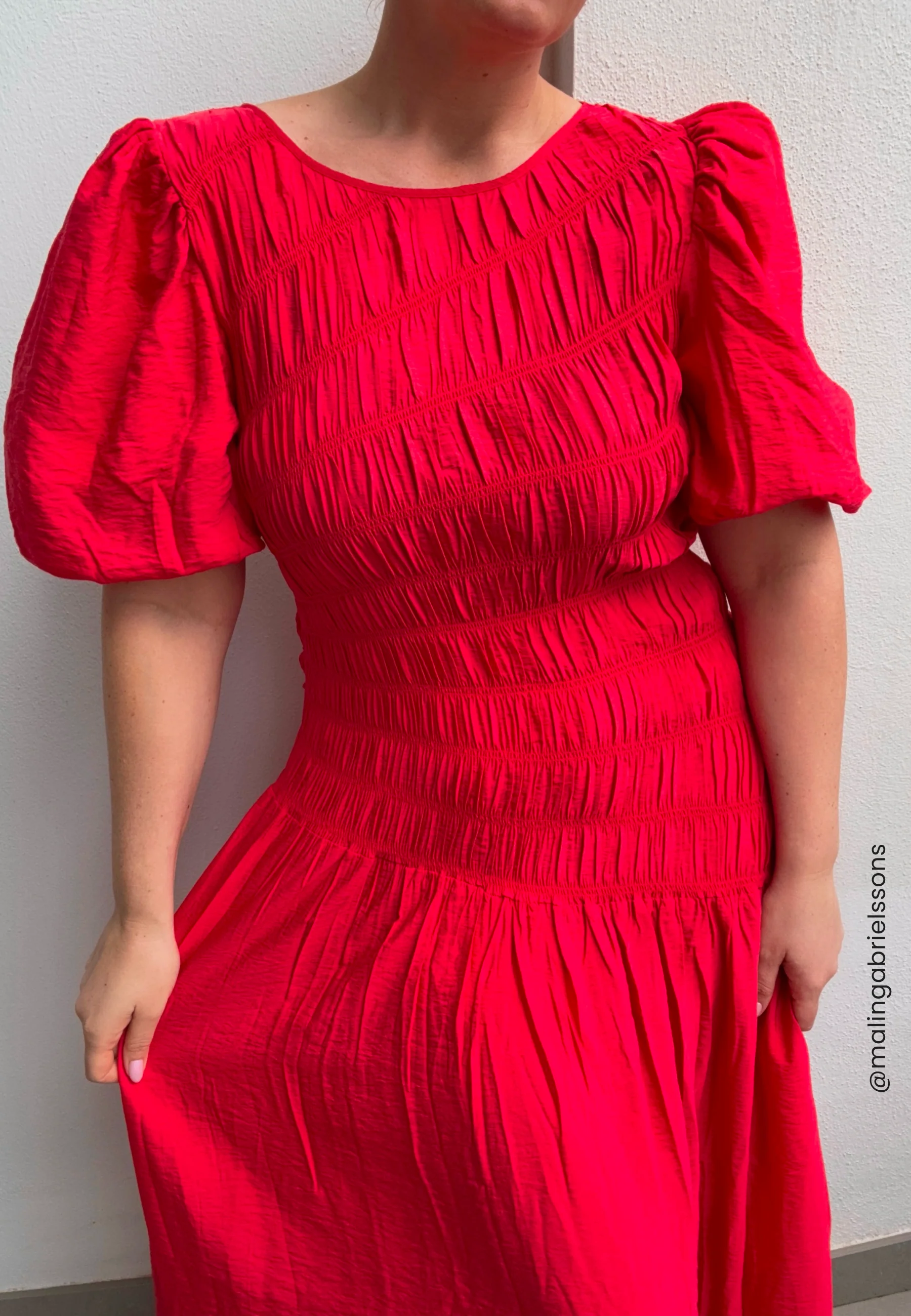CC Puff Sleeve Smock Dress - Image 2