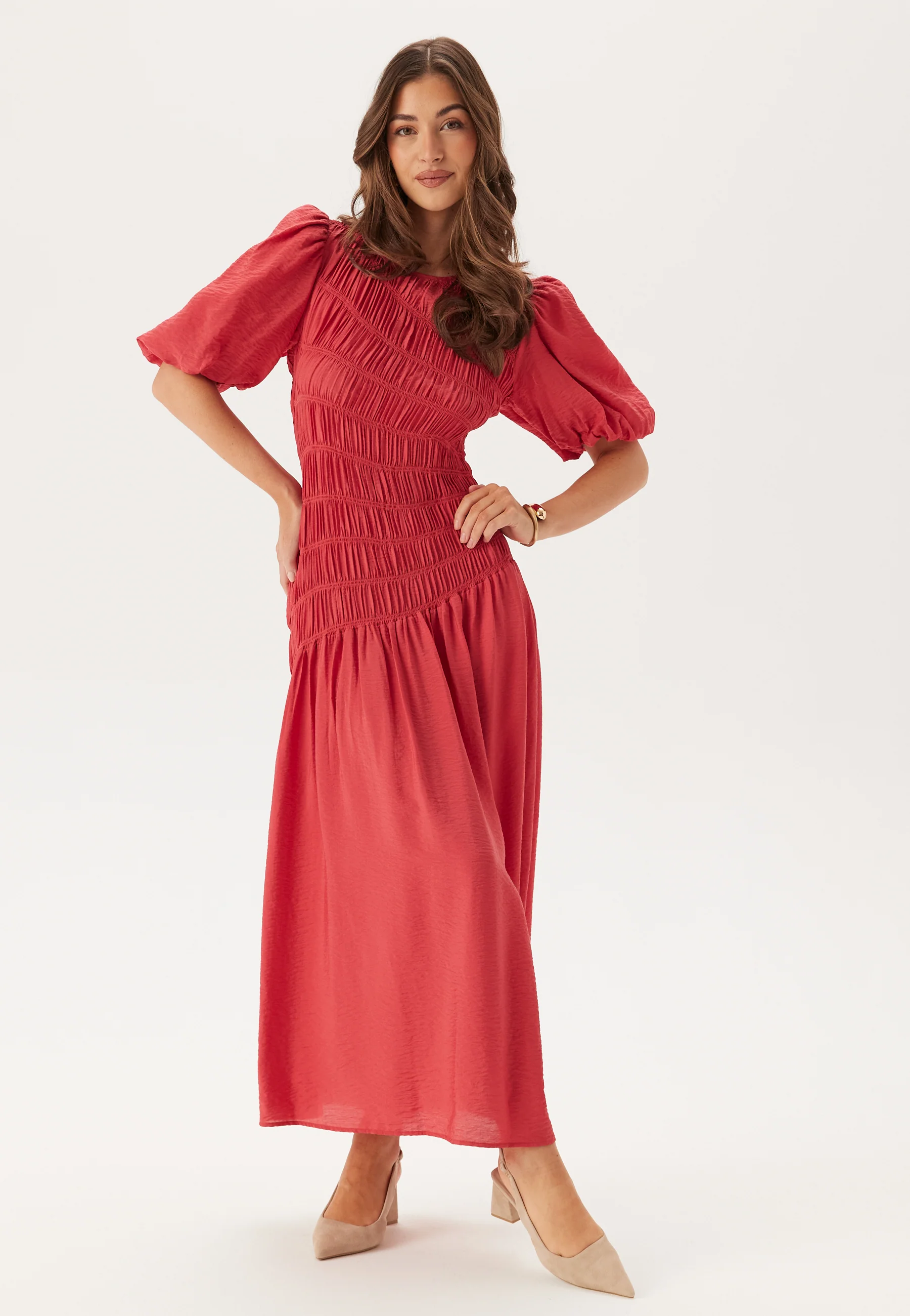 CC Puff Sleeve Smock Dress - Image 5