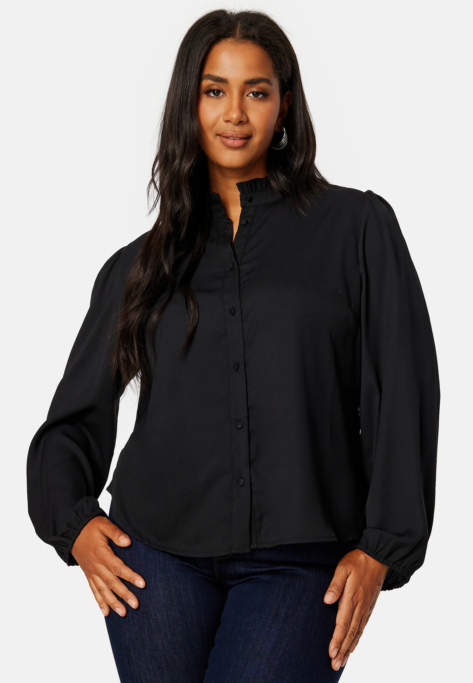 Celine Frill Collar Blouse - Image 7