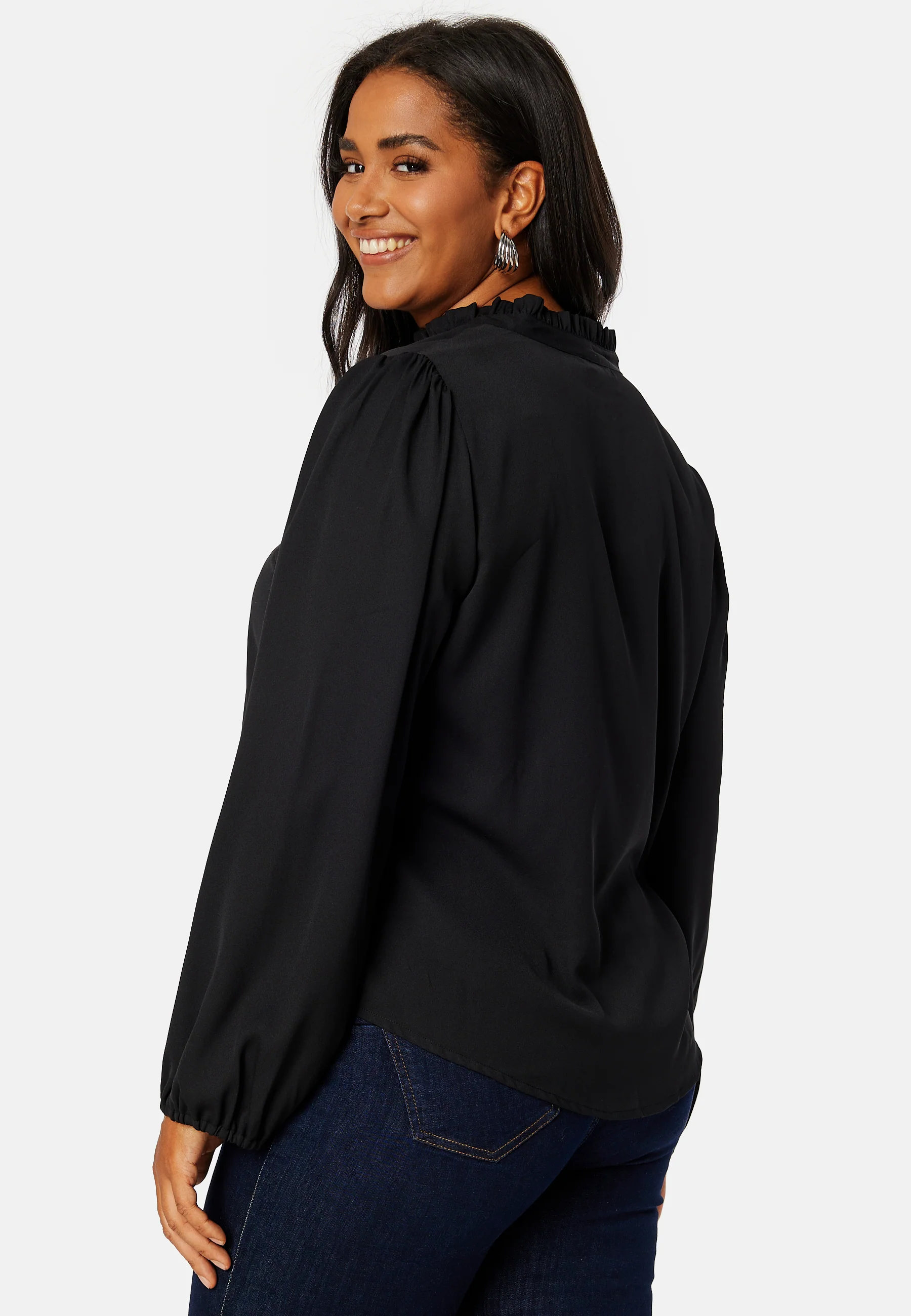 Celine Frill Collar Blouse - Image 8