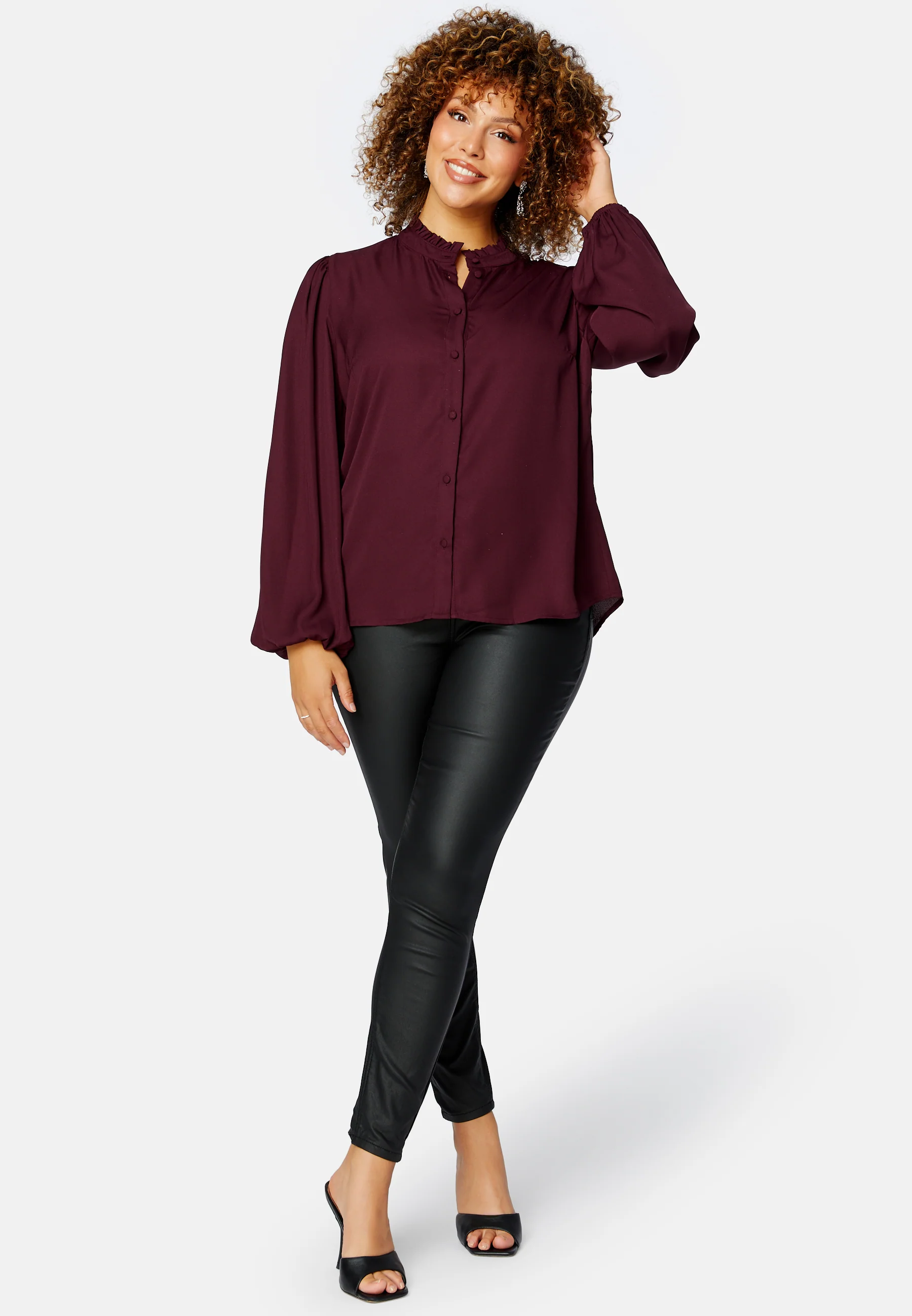 Celine Frill Collar Blouse - Image 6