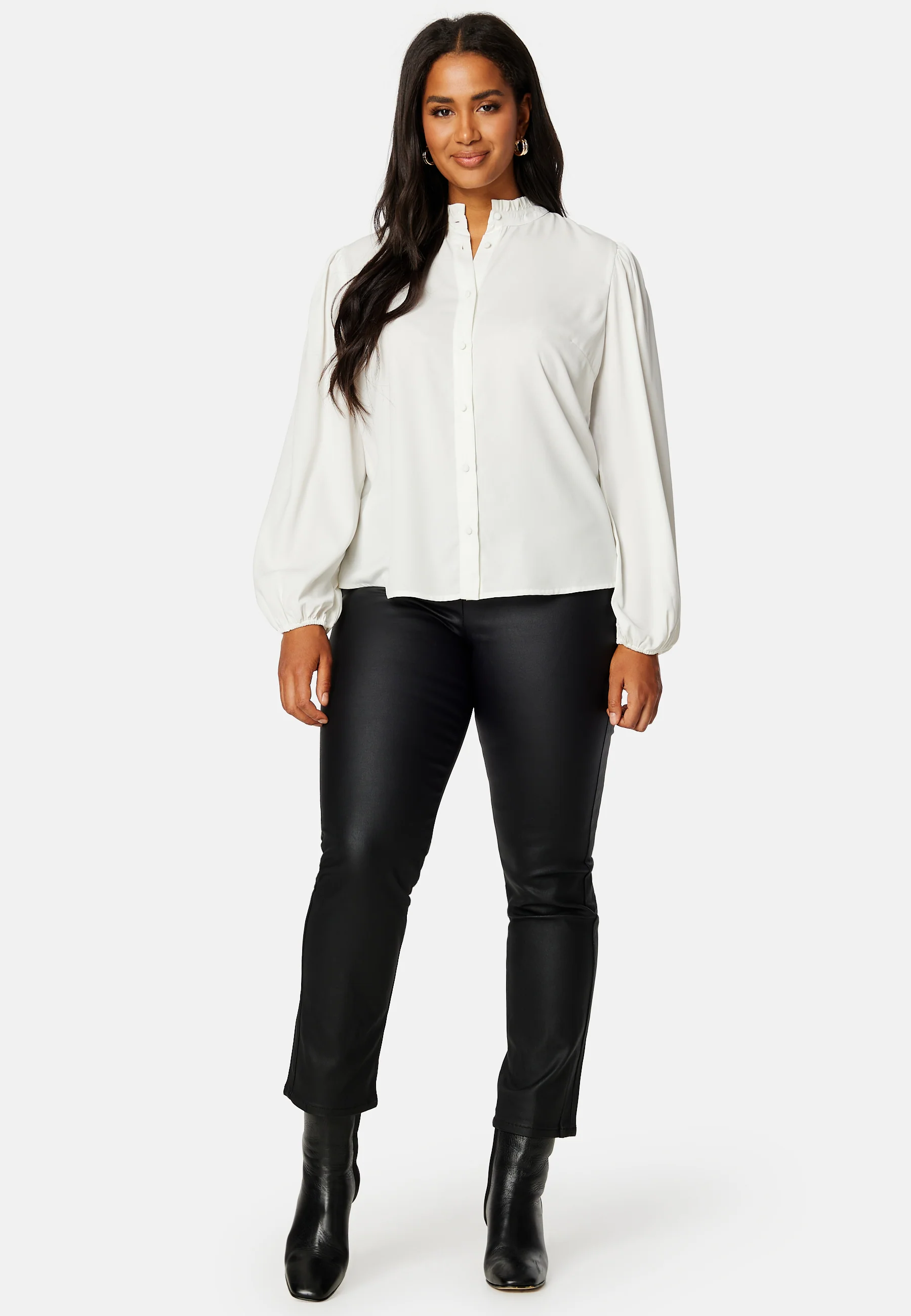 Celine Frill Collar Blouse - Image 8