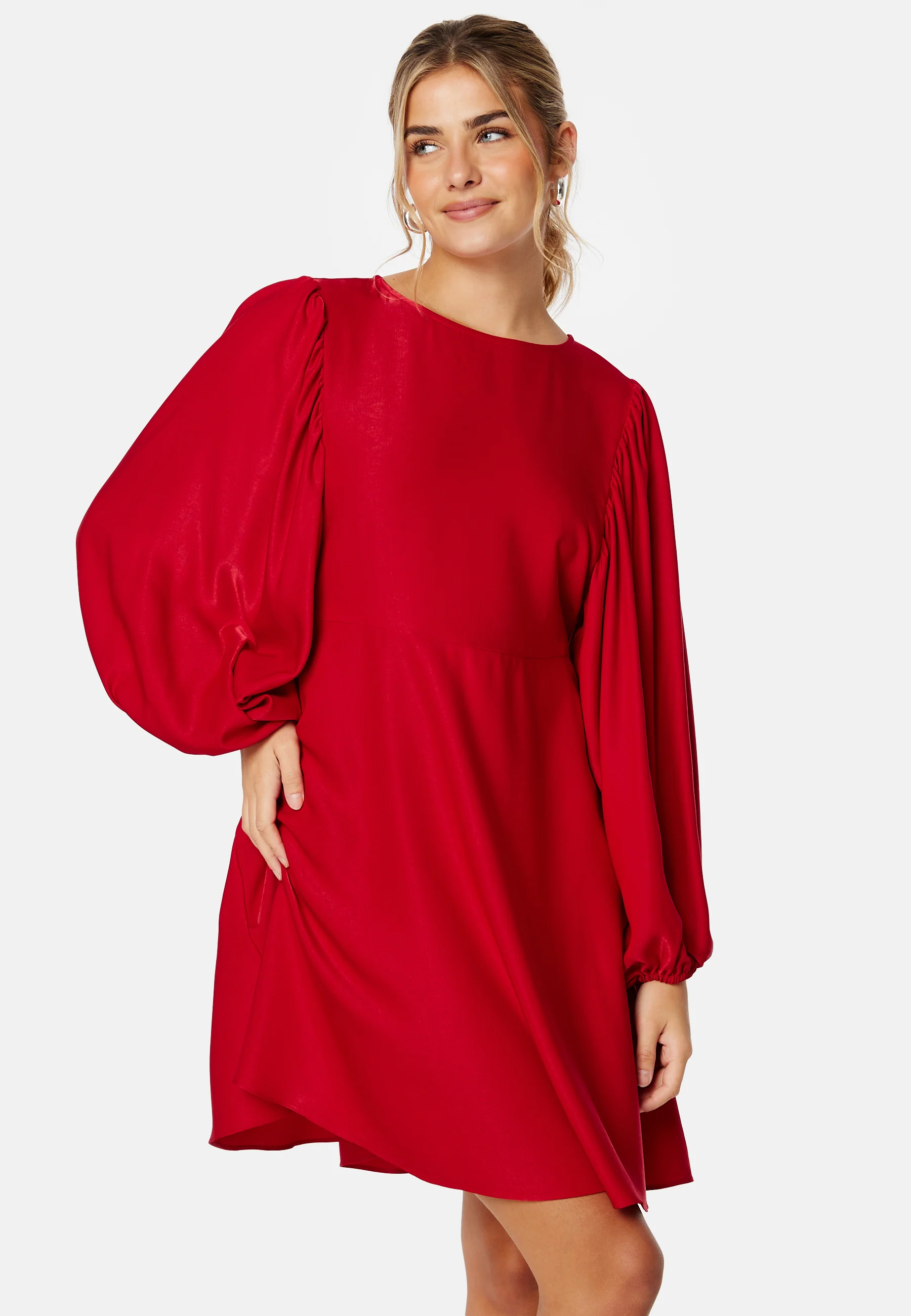 Charli Balloon Sleeve Dress - Image 5