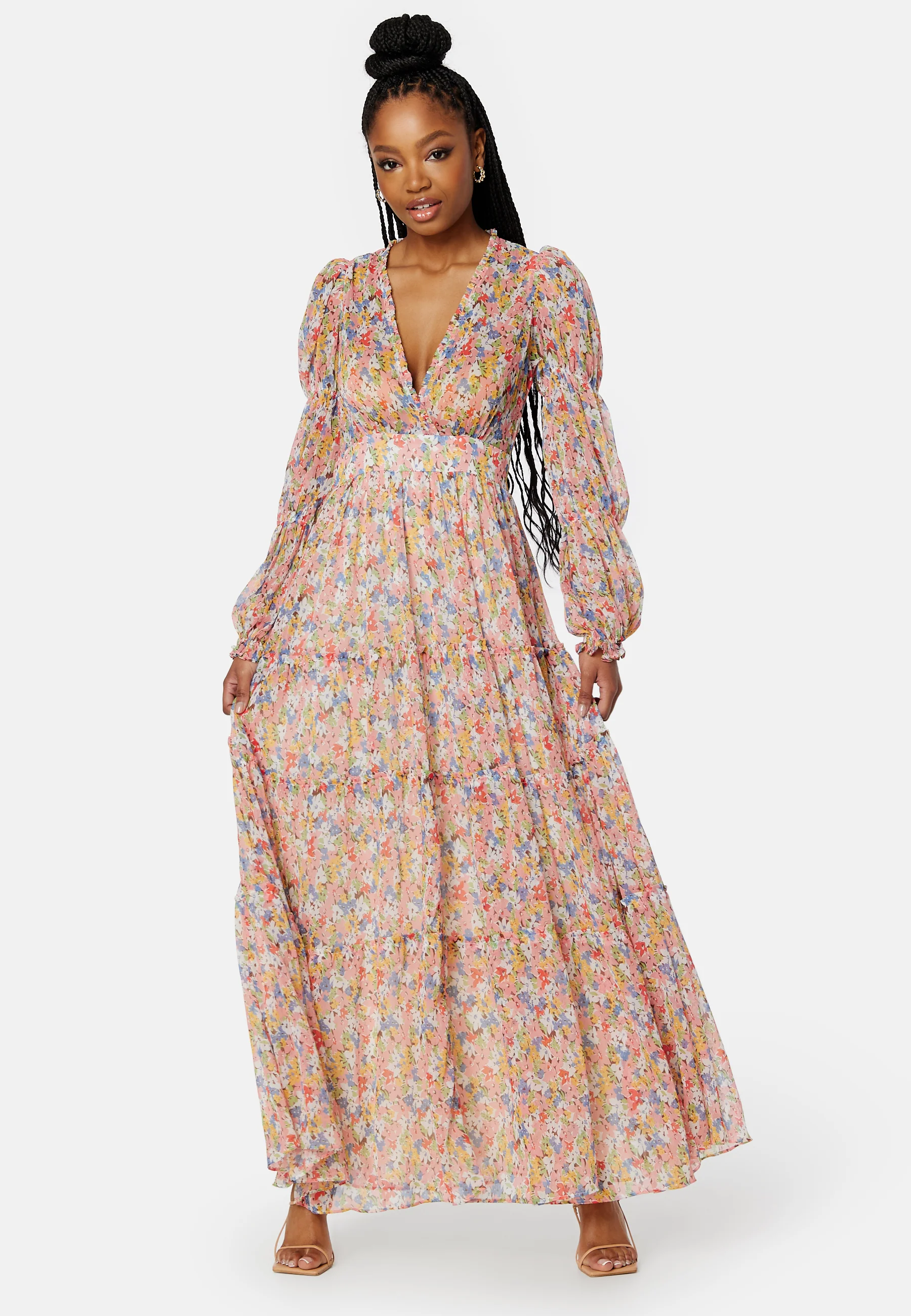 Chiffon Maxi Dress - Image 3