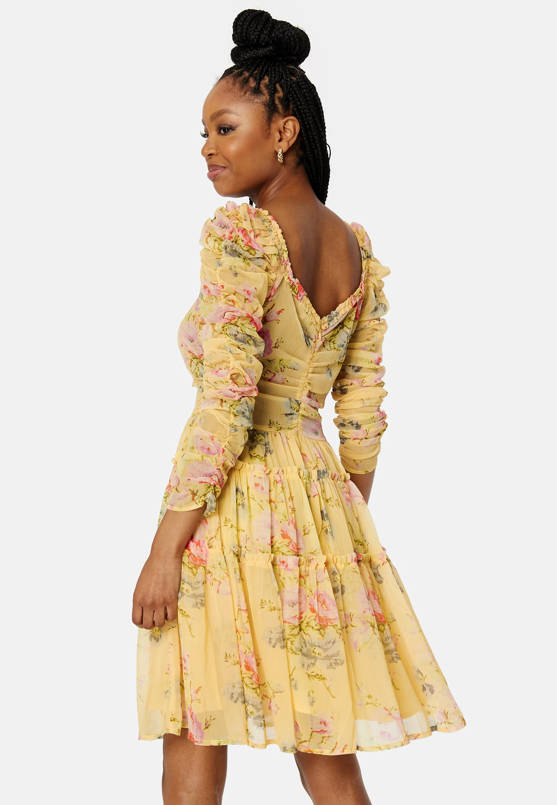Chiffon Mini Dress - Image 4