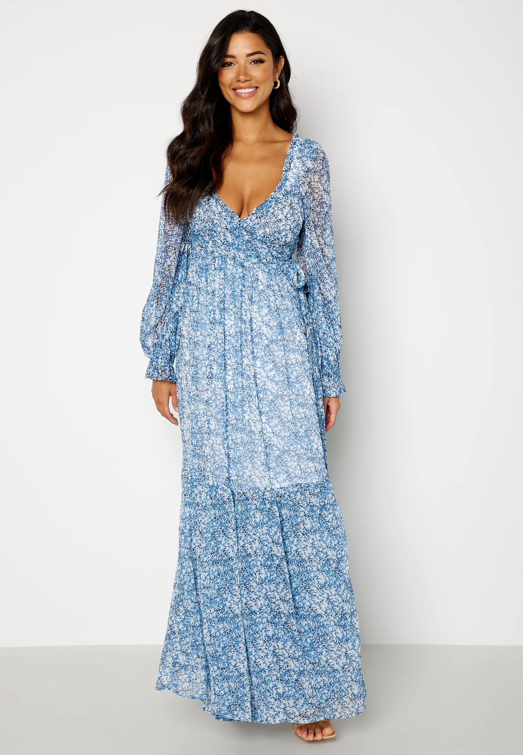 Chiffon Wrap Dress - Image 3