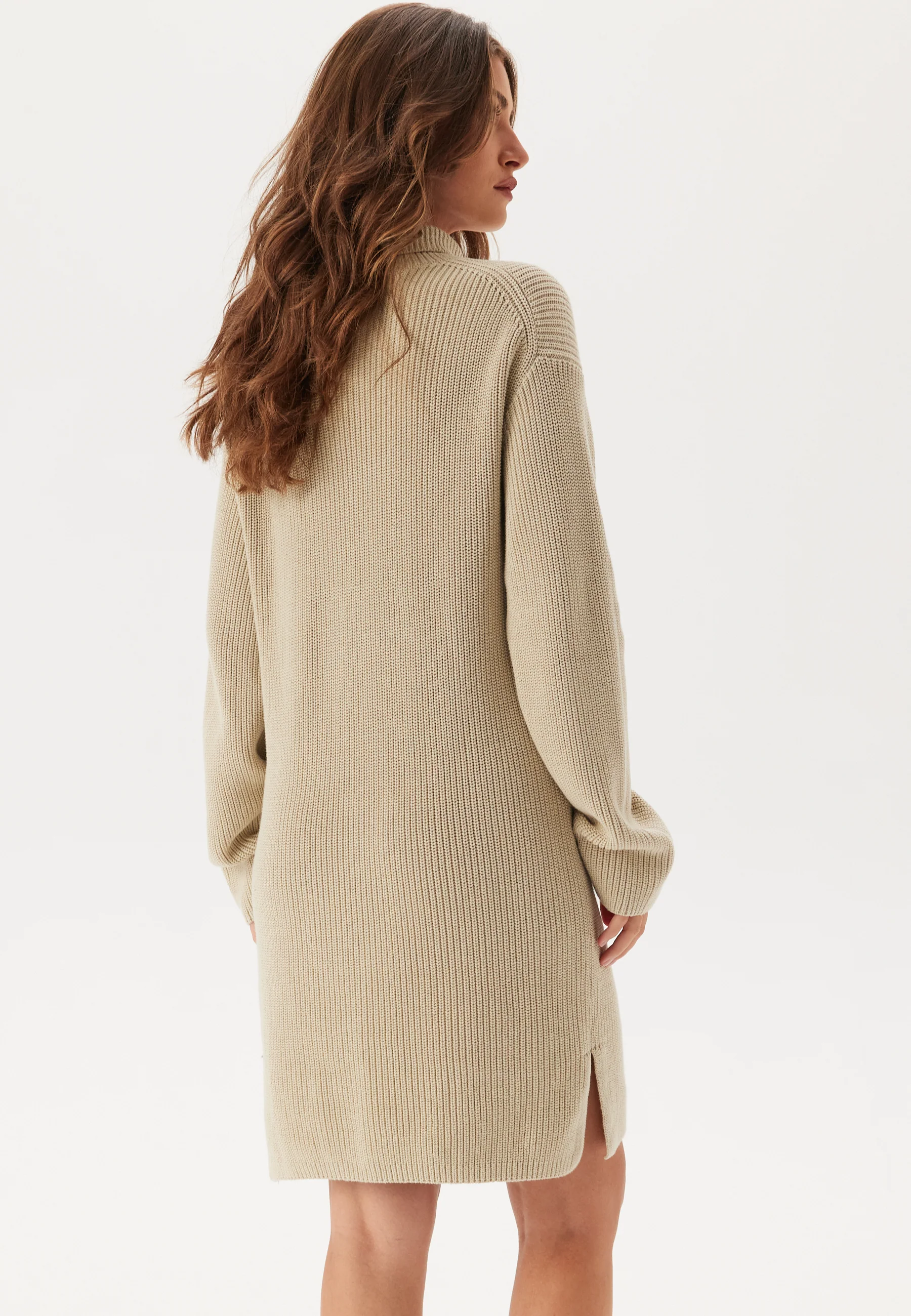 Chunky Loose Sweater Dress - Image 2