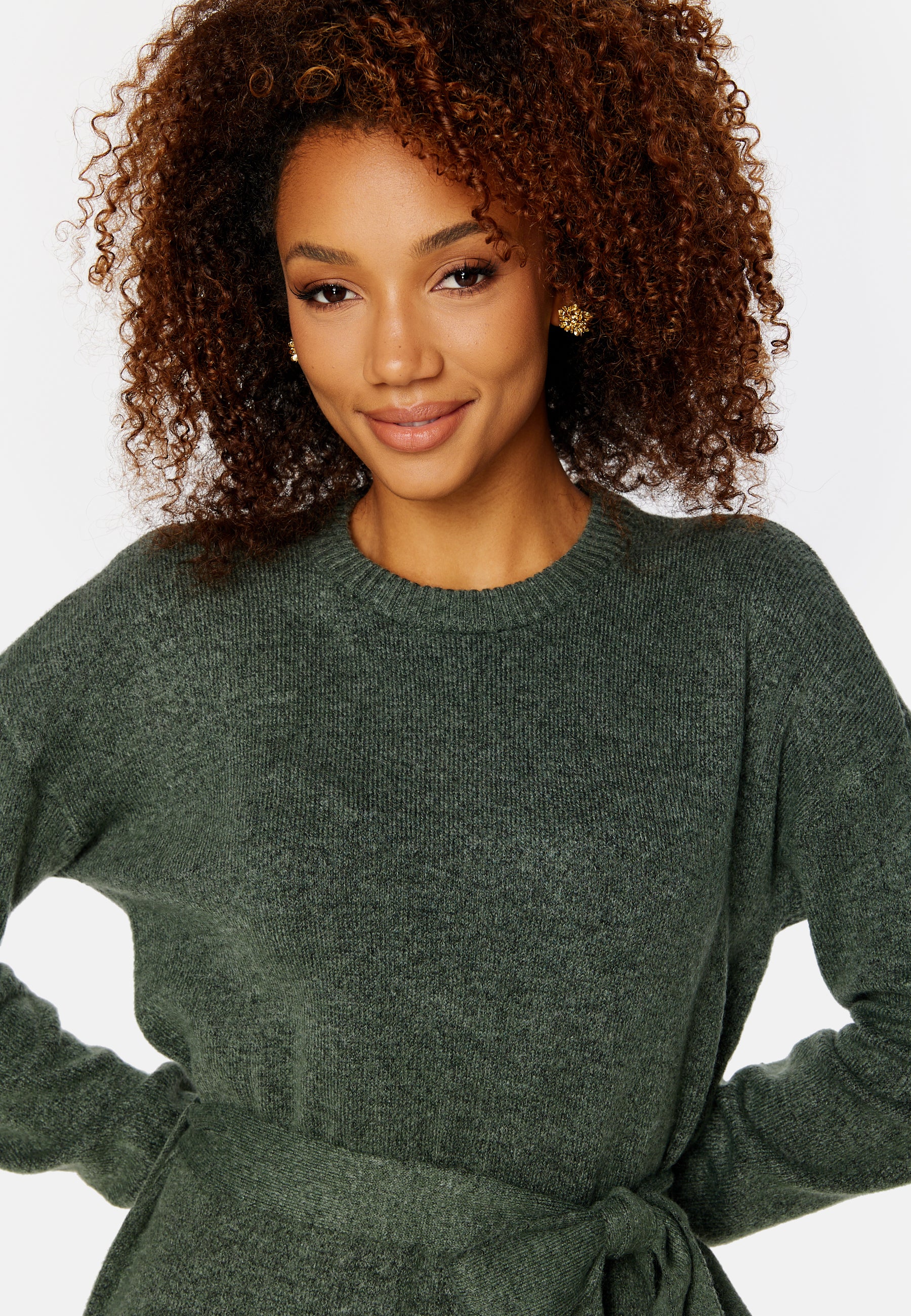 Cilia L/S Long Knit Dress - Image 4