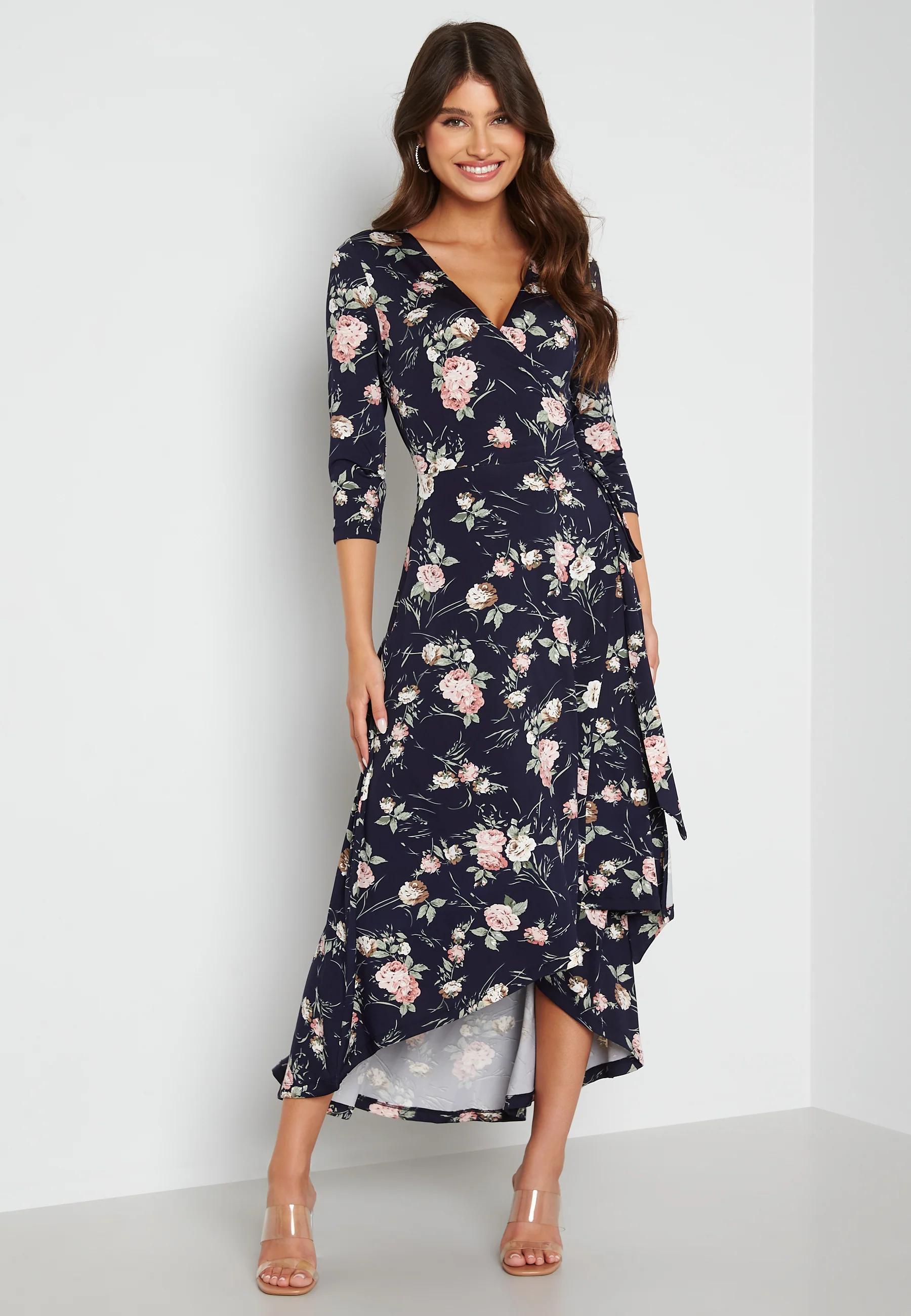 Clara 3/4 high low dress