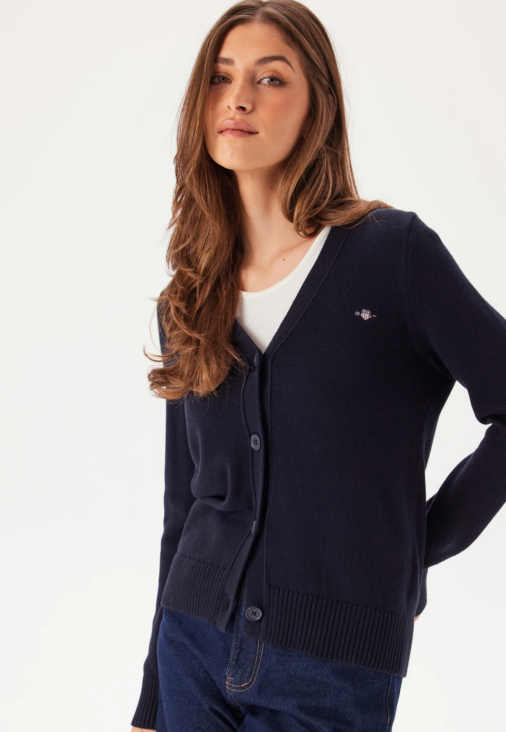 Classic Cotton Cardigan - Image 2