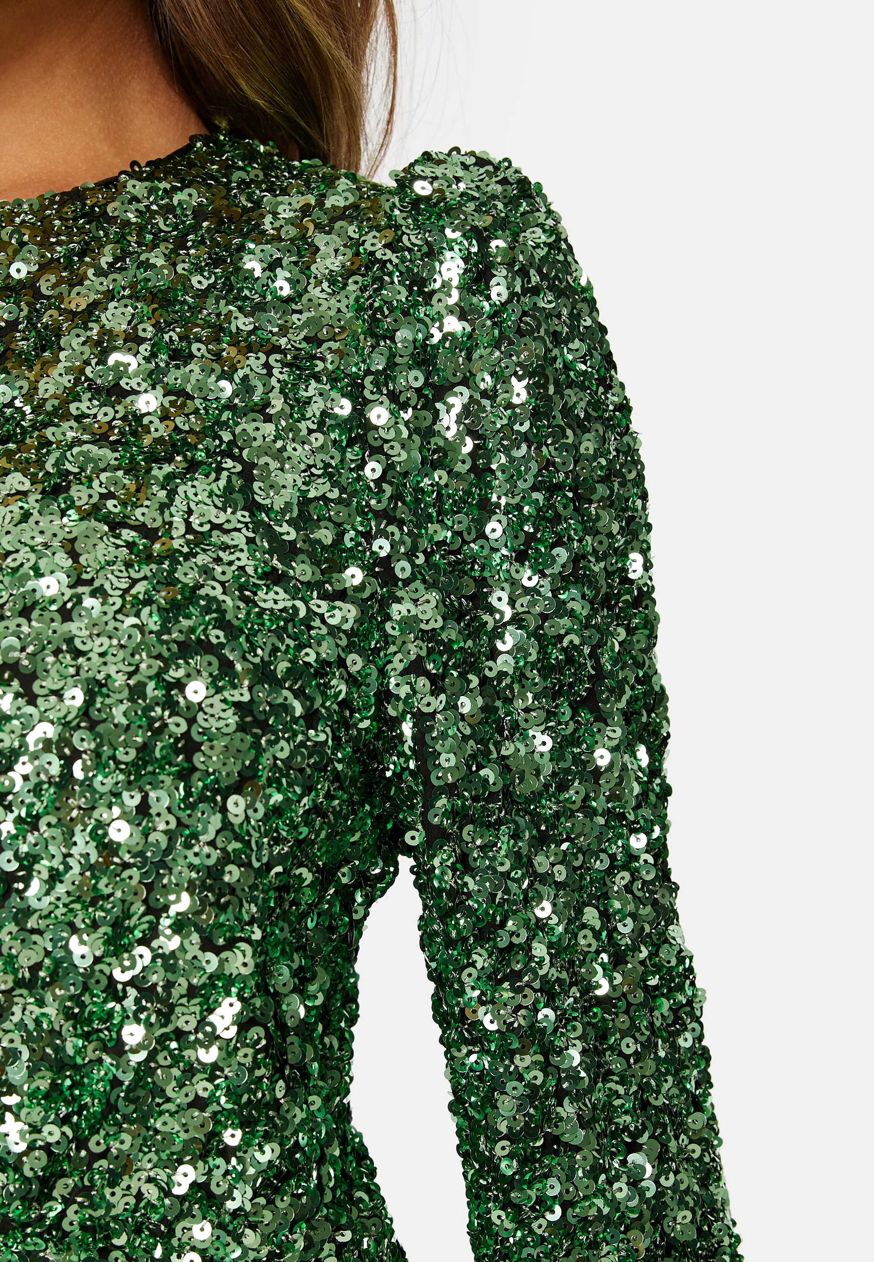Colyn LS Short Sequins Dress - Image 4