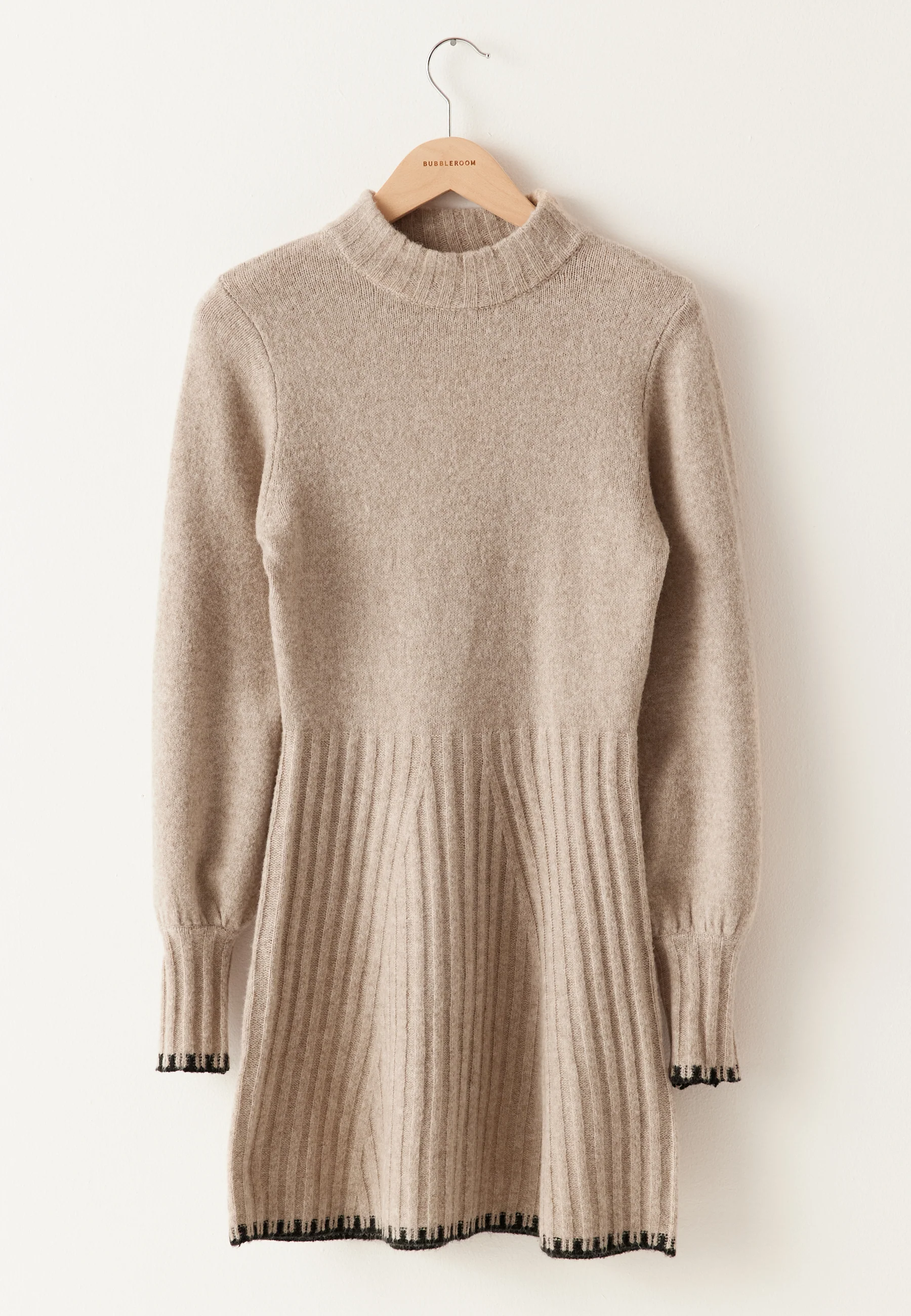 Contrast Edge Knitted Dress - Image 5