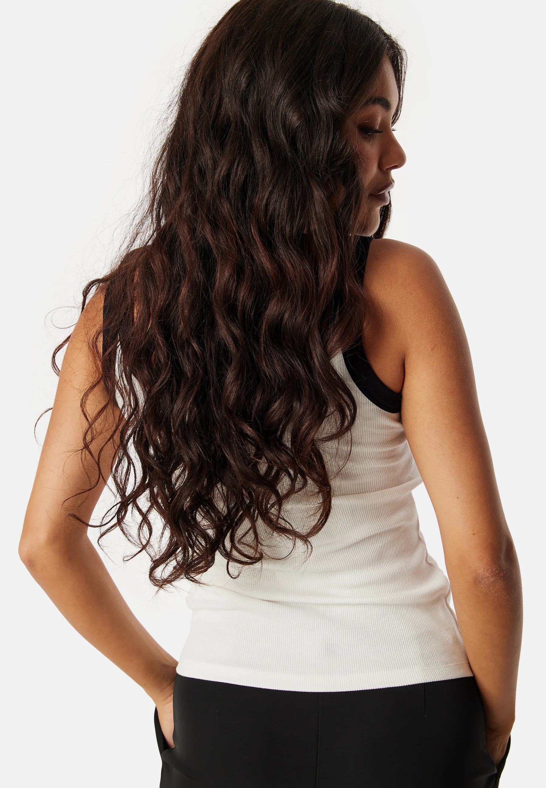 Contrast Rib Tank Top - Image 2